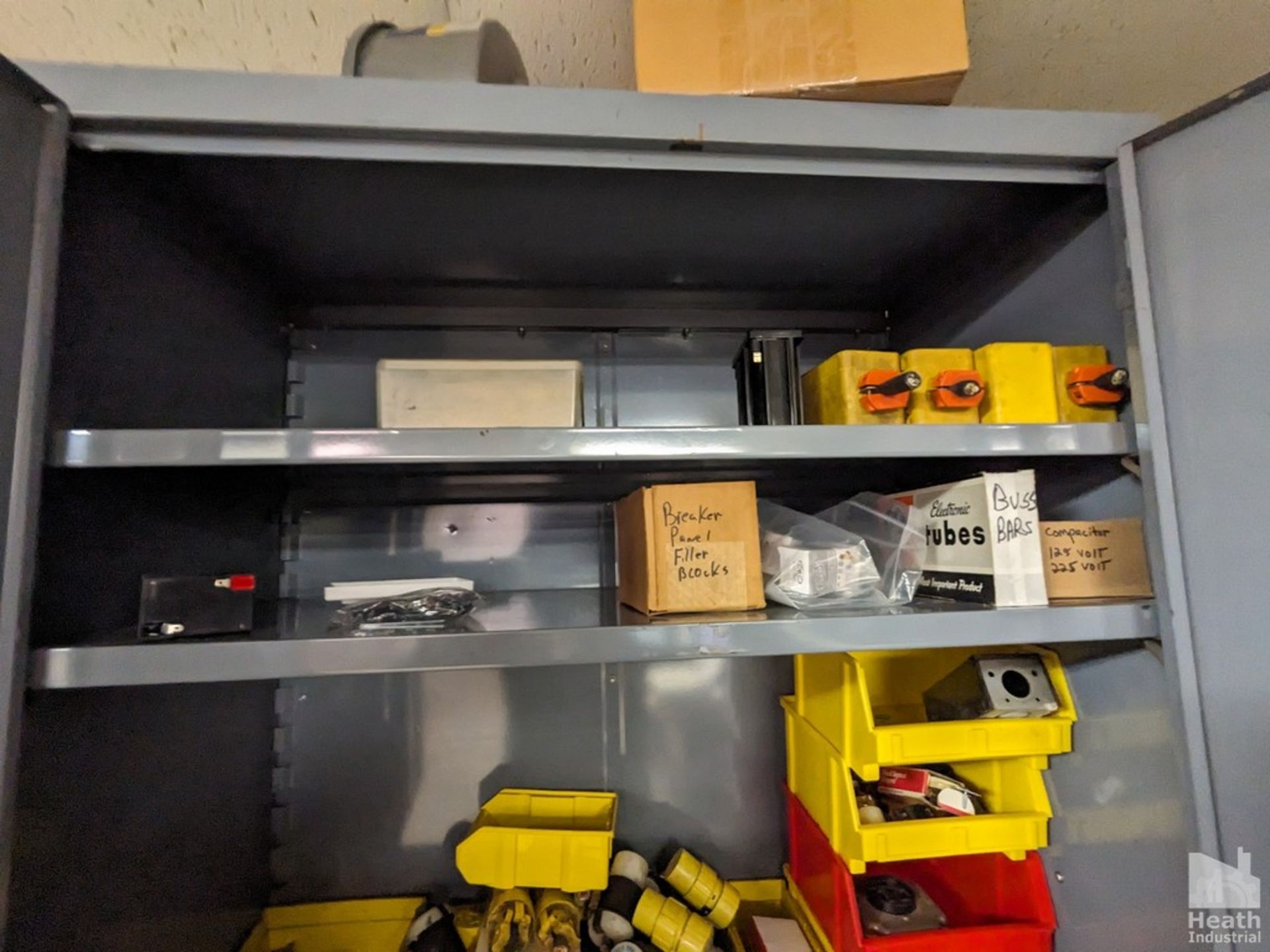 STORAGE CABINET WITH CONTENTS 36" X 18" X 42" - Image 2 of 3