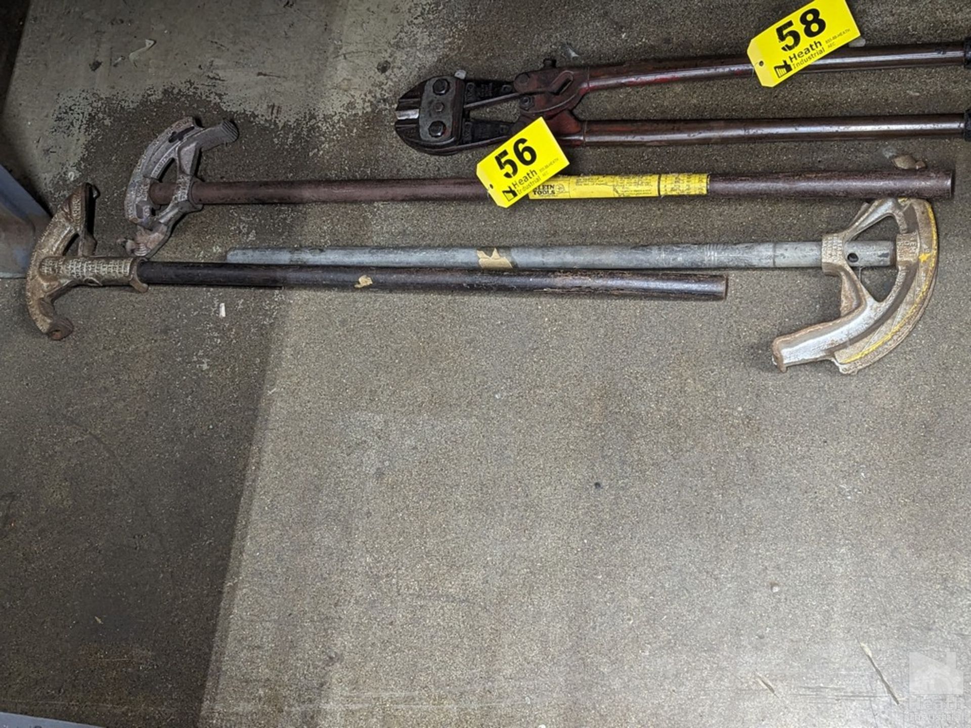 (3) ASSORTED PIPE BENDERS (UNDER BENCH)