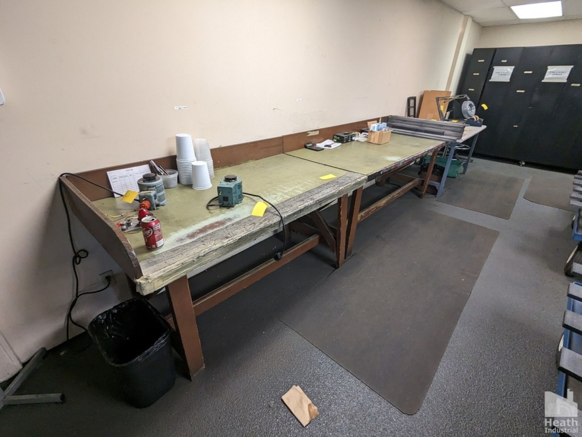 (2) WORK BENCHES