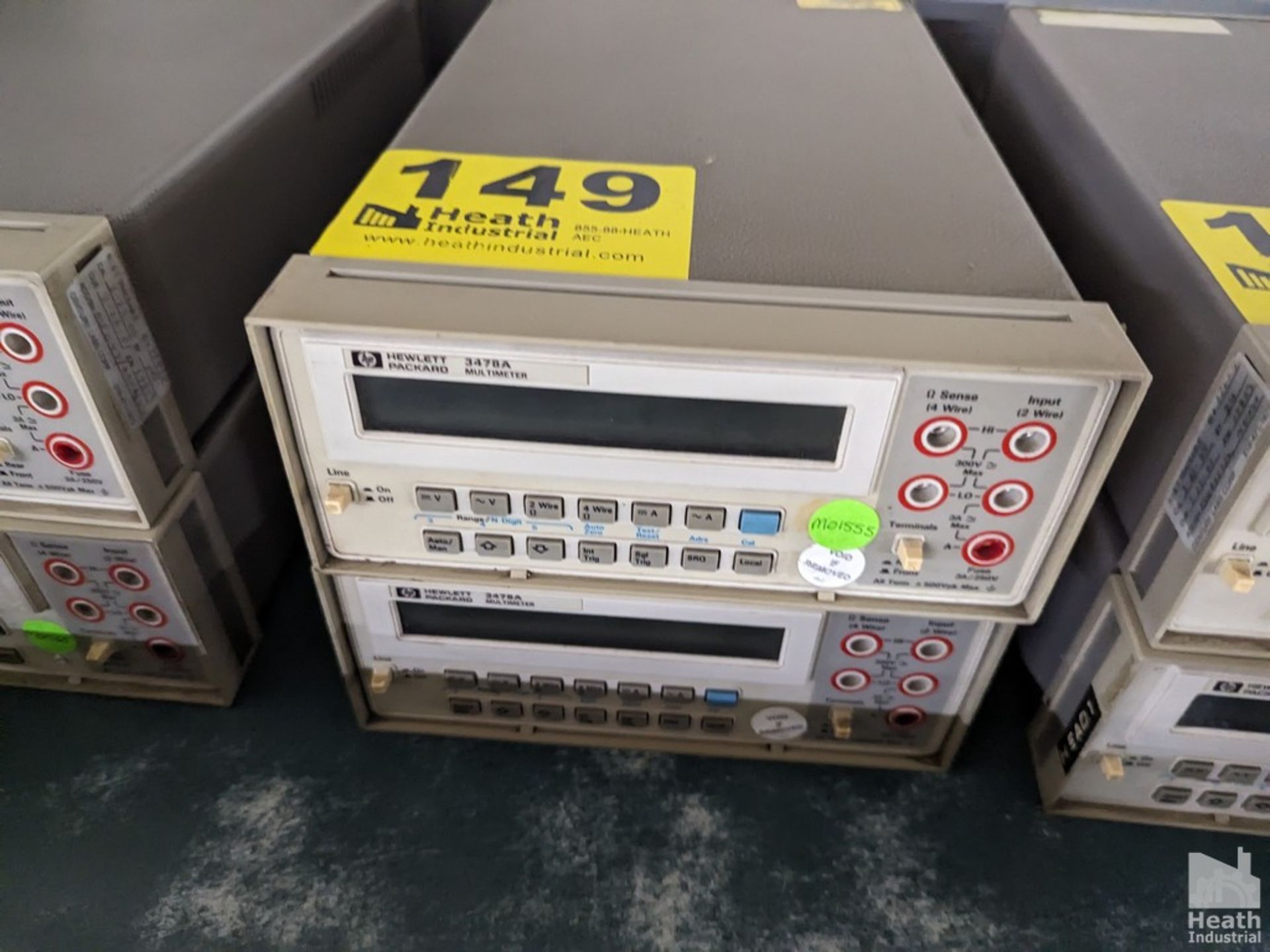 (2) HP 3478A DIGITAL MULTIMETERS