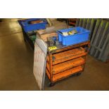 PORTABLE STEEL SHOP CART 21" X 28" X 31"