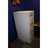 (2) FOUR DRAWER STEEL FILE CABINETS