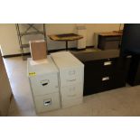 (3) TWO DRAWER STEEL FILE CABINETS