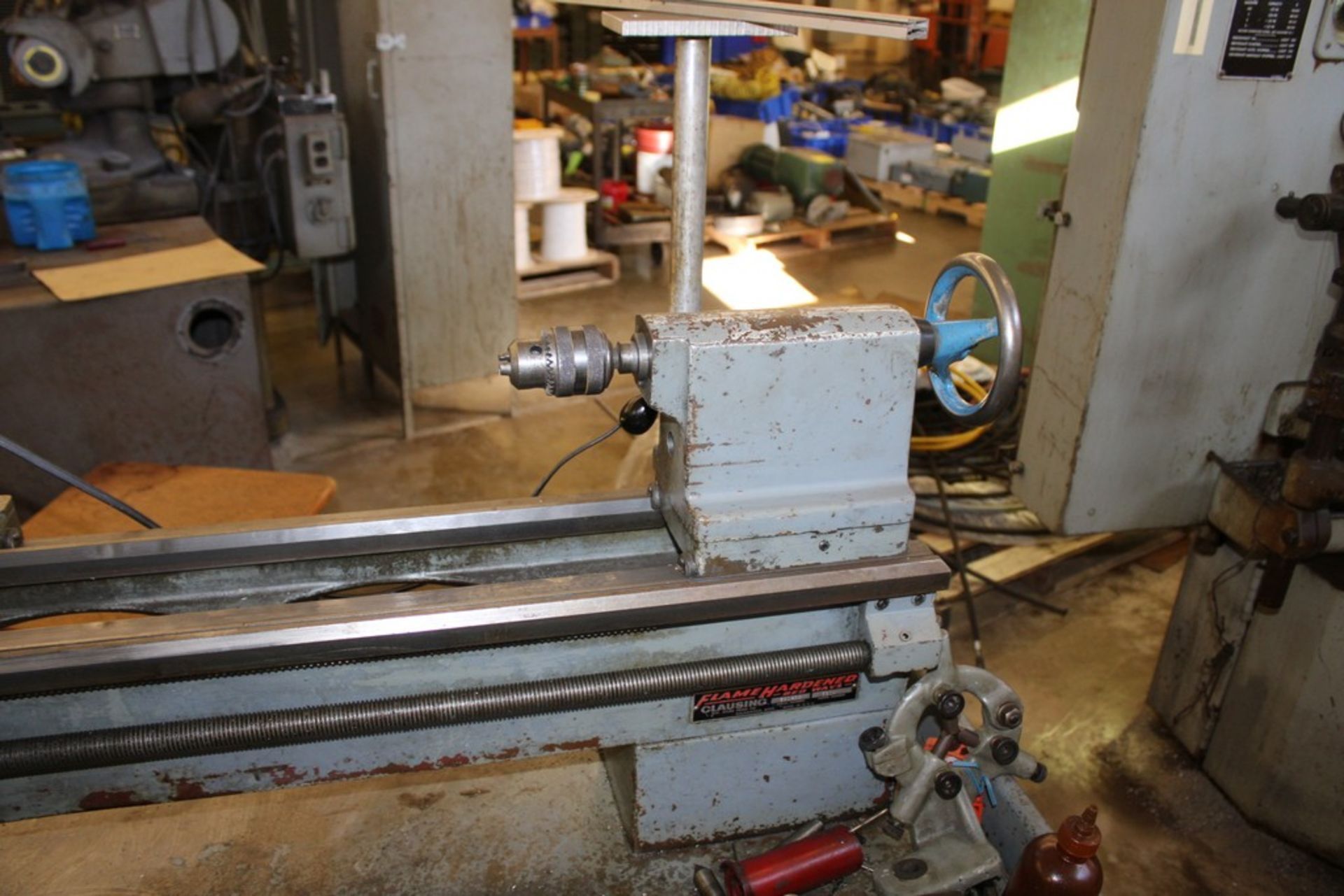 CLAUSING 12"X36" MODEL 5914 TOOLROOM LATHE, S/N 501411, 2,000 RPM SPINDLE, WITH 3-JAW CHUCK, INCH - Image 4 of 6