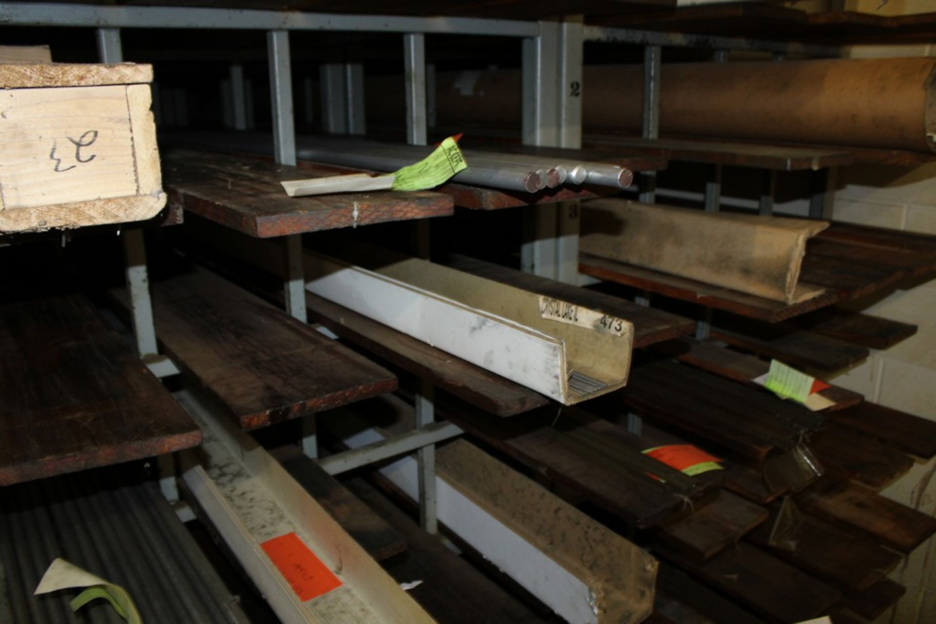 ASSORTED BAR STOCK & PIN ROD IN (7) RACKS - Image 8 of 10