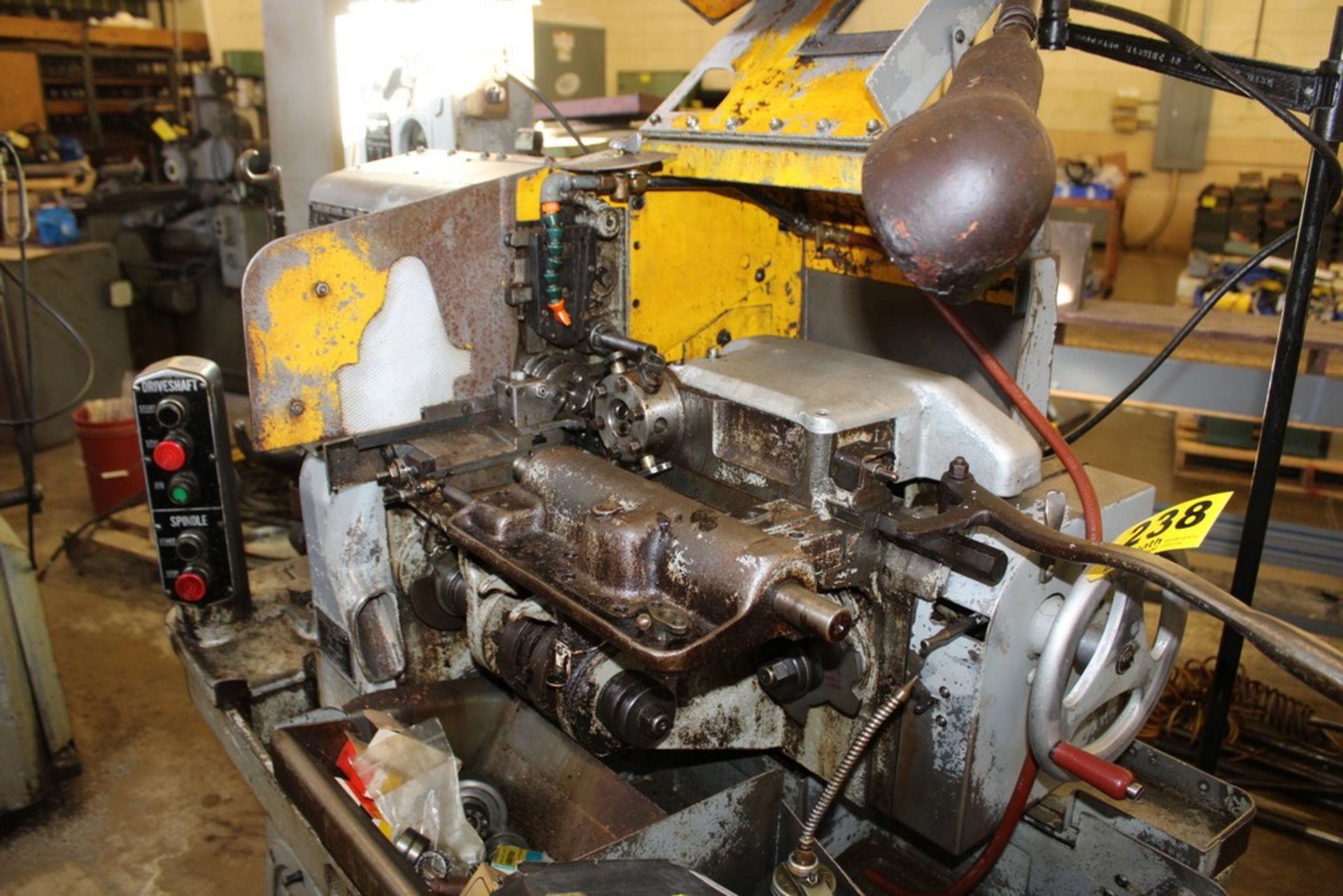 BROWN & SHARPE 1/2" NO. 00 PUSH BUTTON AUTOMATIC SCREW MACHINE, S/N 542-00-6489, WITH VERTICAL - Image 4 of 4
