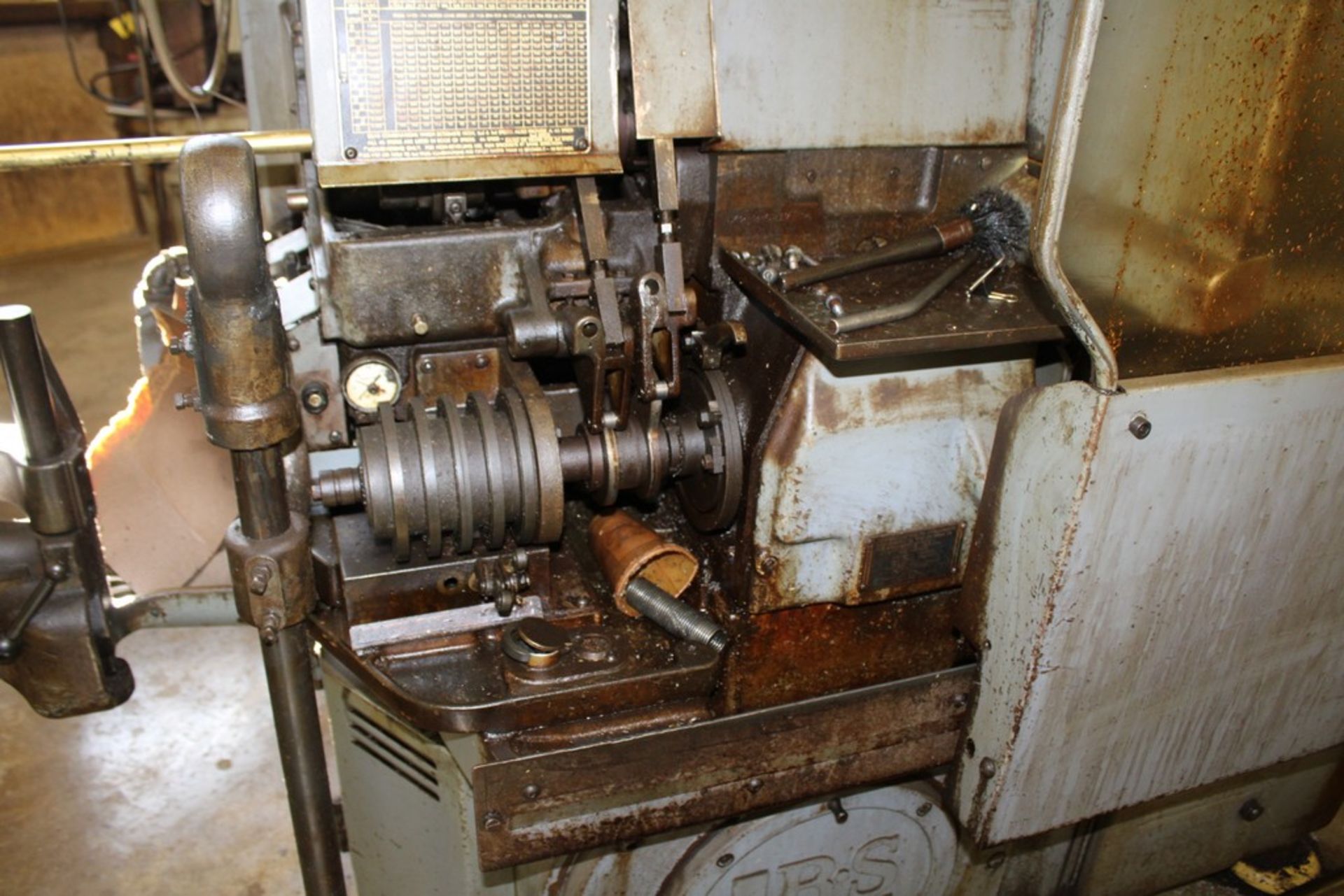BROWN & SHARPE NO. 2 1-5/8" 4-SPEED AUTOMATIC SCREW MACHINE, S/N 542-2-6217, WITH VERTICAL SLIDE - Image 4 of 6