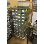 (1) SKID STEEL BINS 18" X 6" X 5"