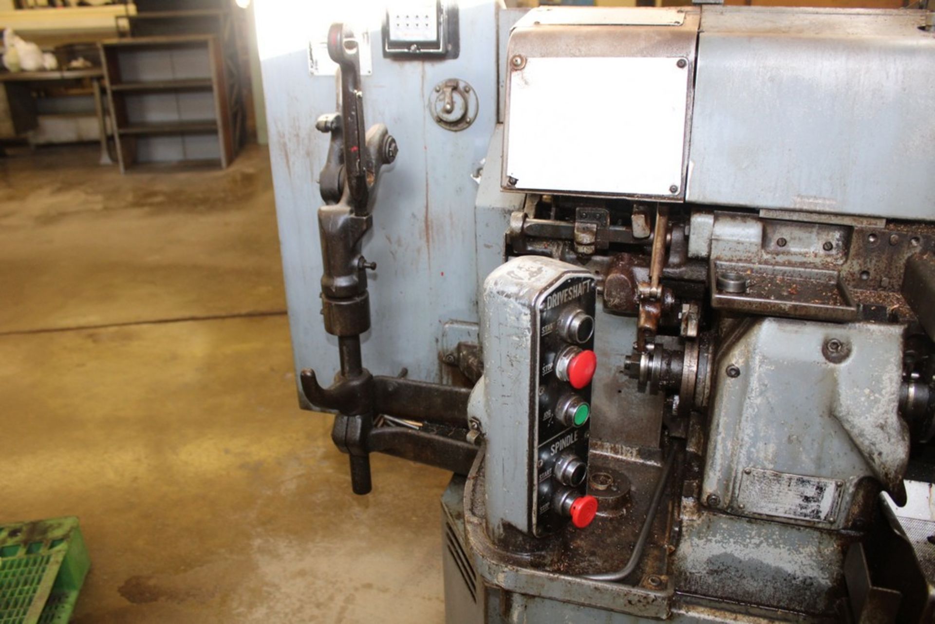 BROWN & SHARPE 1/2" NO. 00 PUSH BUTTON AUTOMATIC SCREW MACHINE, S/N 542-00-6066, WITH VERTICAL - Image 2 of 4