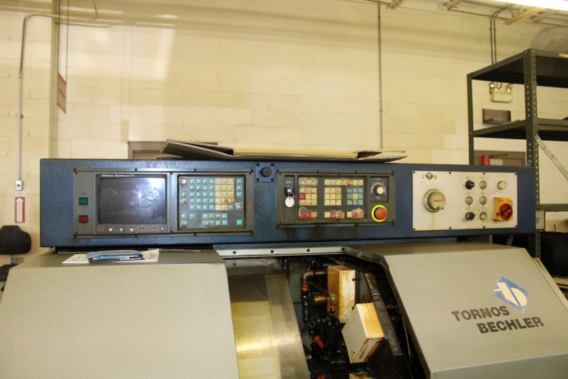 TORNOS BECHLER MODEL ENC74 CNC SWISS SCREW MACHINE, S/N T-60191, 5-SLIDES, GE FANUC SERIES 0-TT - Image 3 of 7