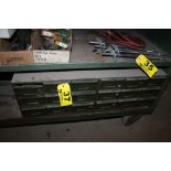 18-DRAWER SMALL PARTS CABINET WITH ASSORTED TOOLING