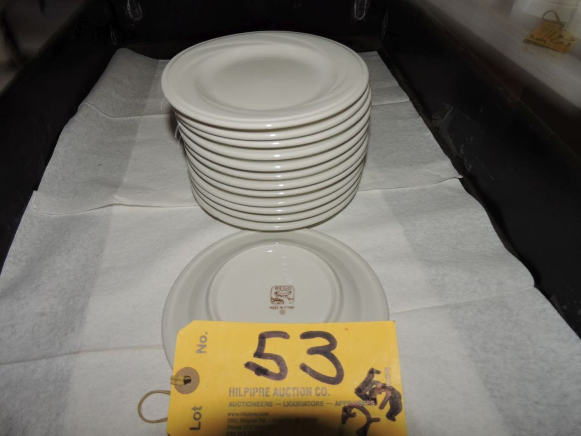 Rego china 6" plates.