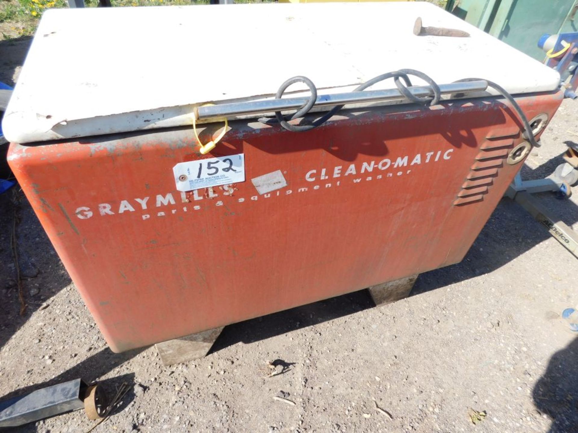 Graymills Clean O Matic parts and equipment washer.