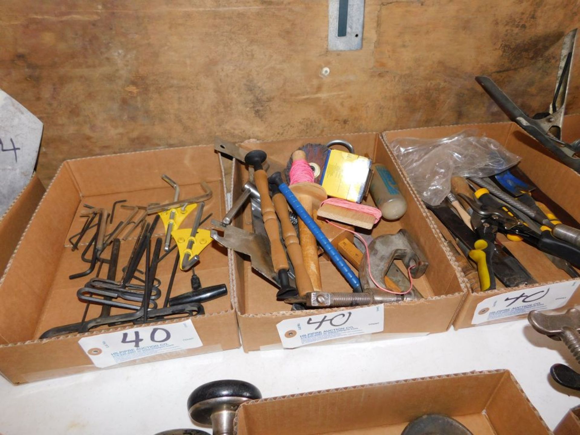 T-handle, allens, assorted tools.