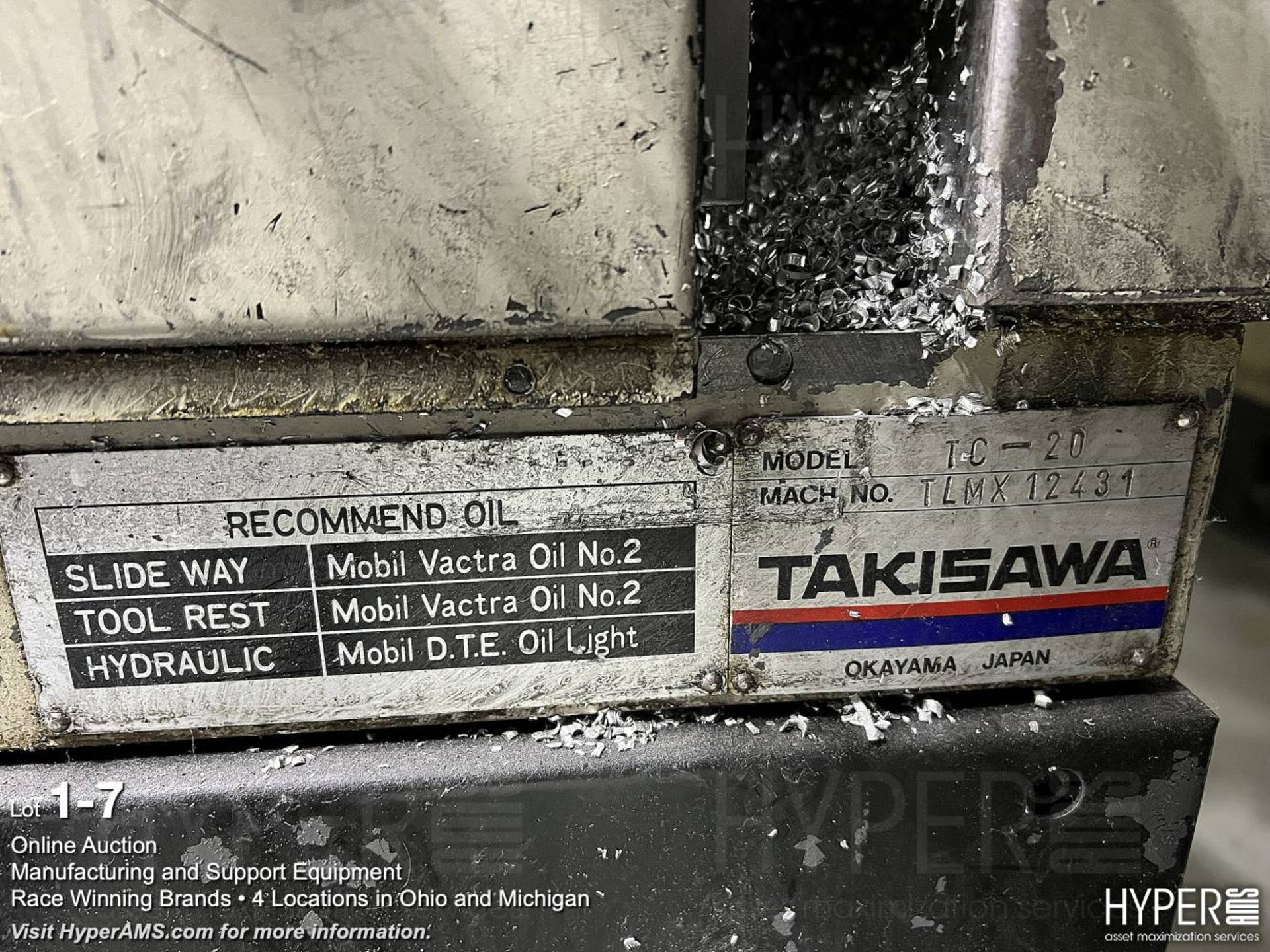 Takisawa TC-20 CNC Lathe - Image 7 of 7