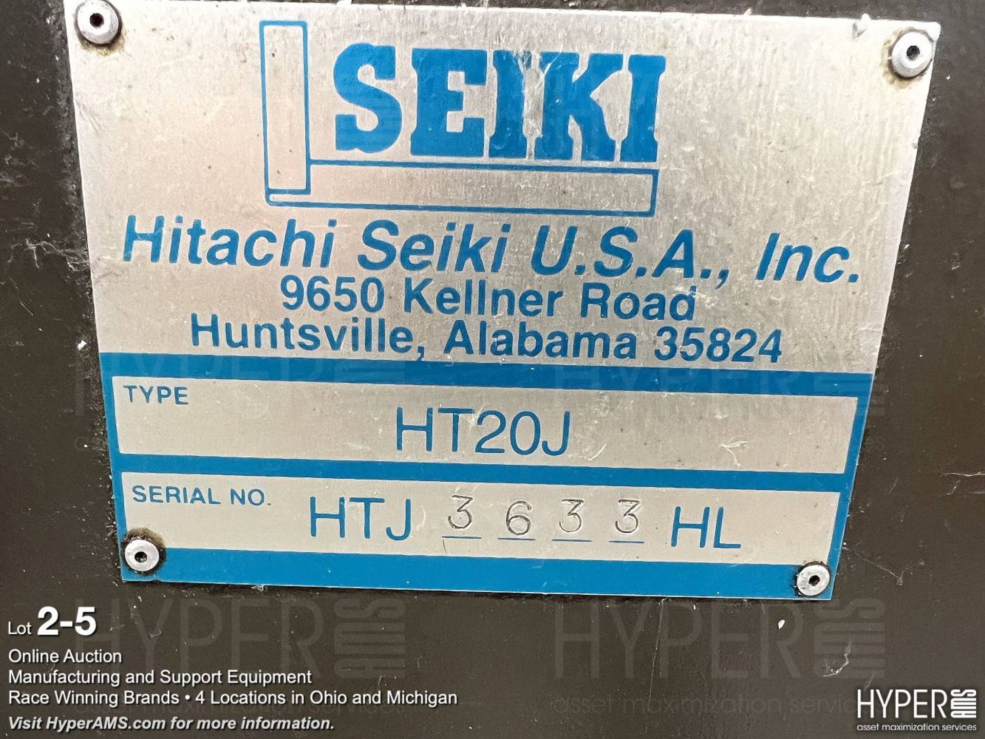Hitachi Seiki HT20J- Hitec Lathe - Image 5 of 5