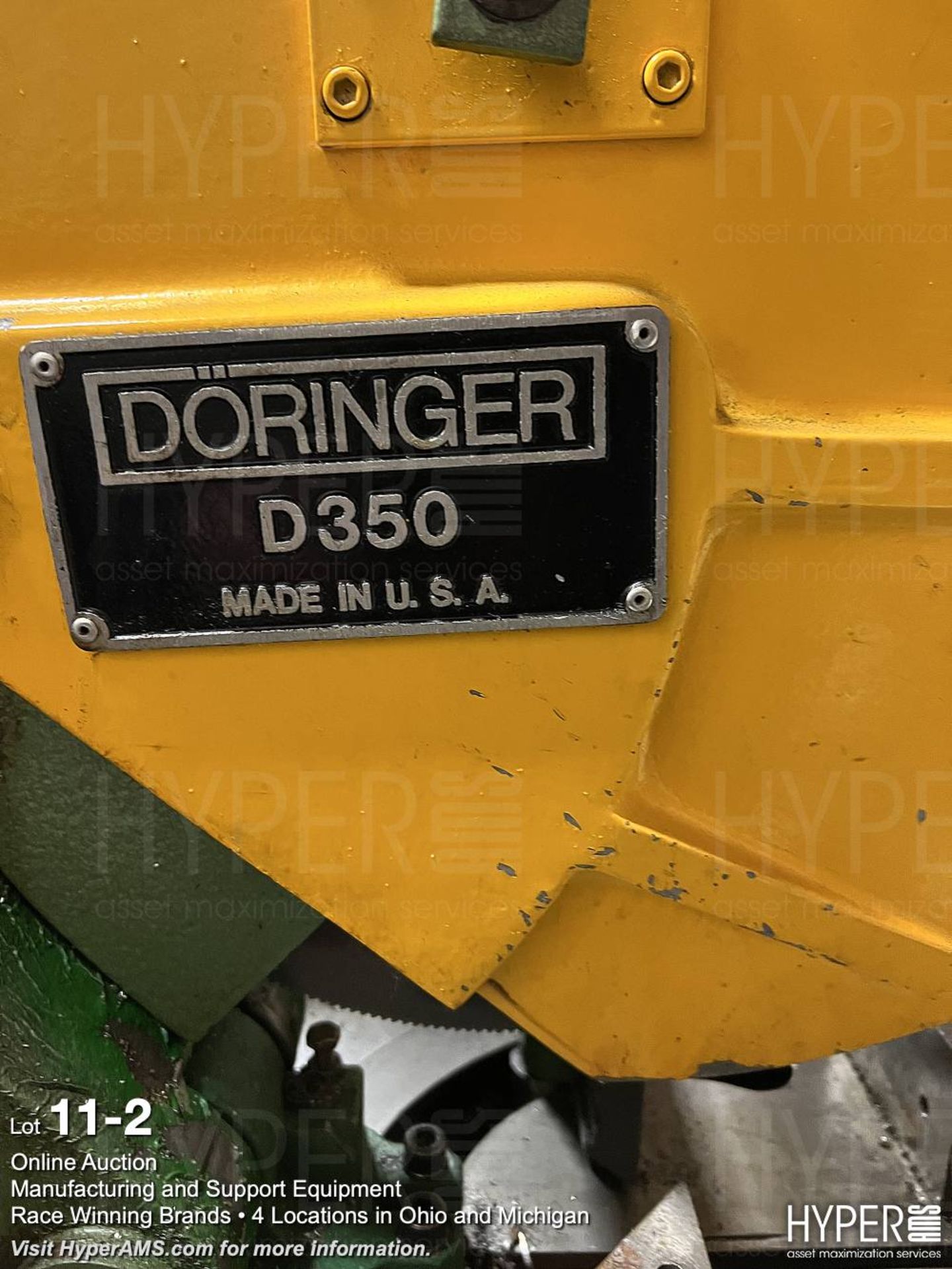 Doringer D350 Cold Saw - Image 2 of 9