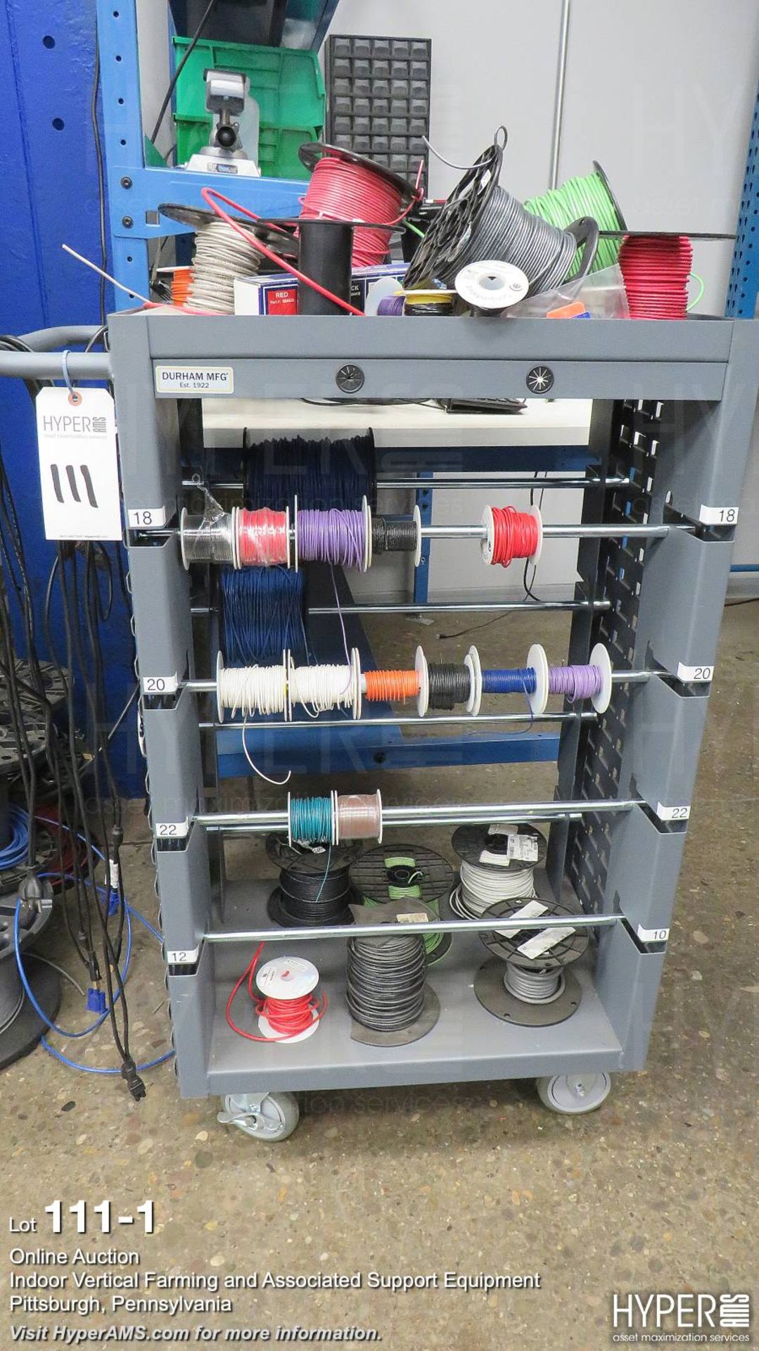 Durham portable (rolling) wire rack