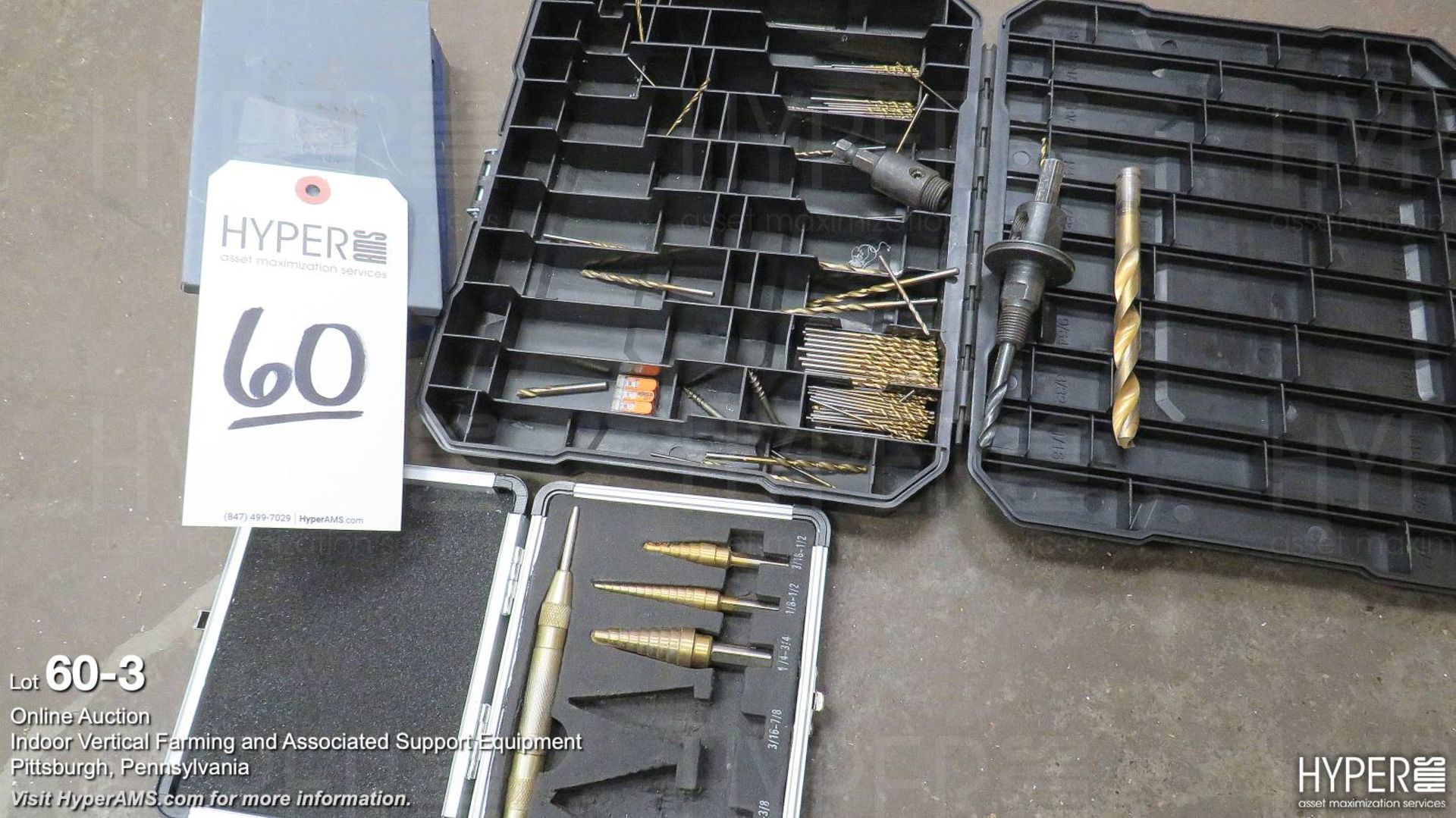 tray of assorted drill bits. - Image 2 of 3