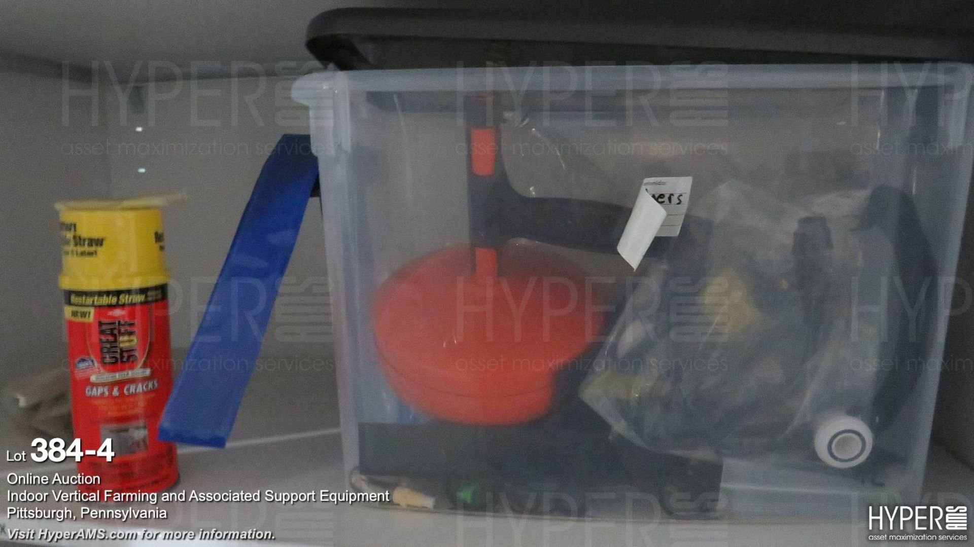 Cabinet & contents: Trimmers, edger, snake, etc. - Image 4 of 5