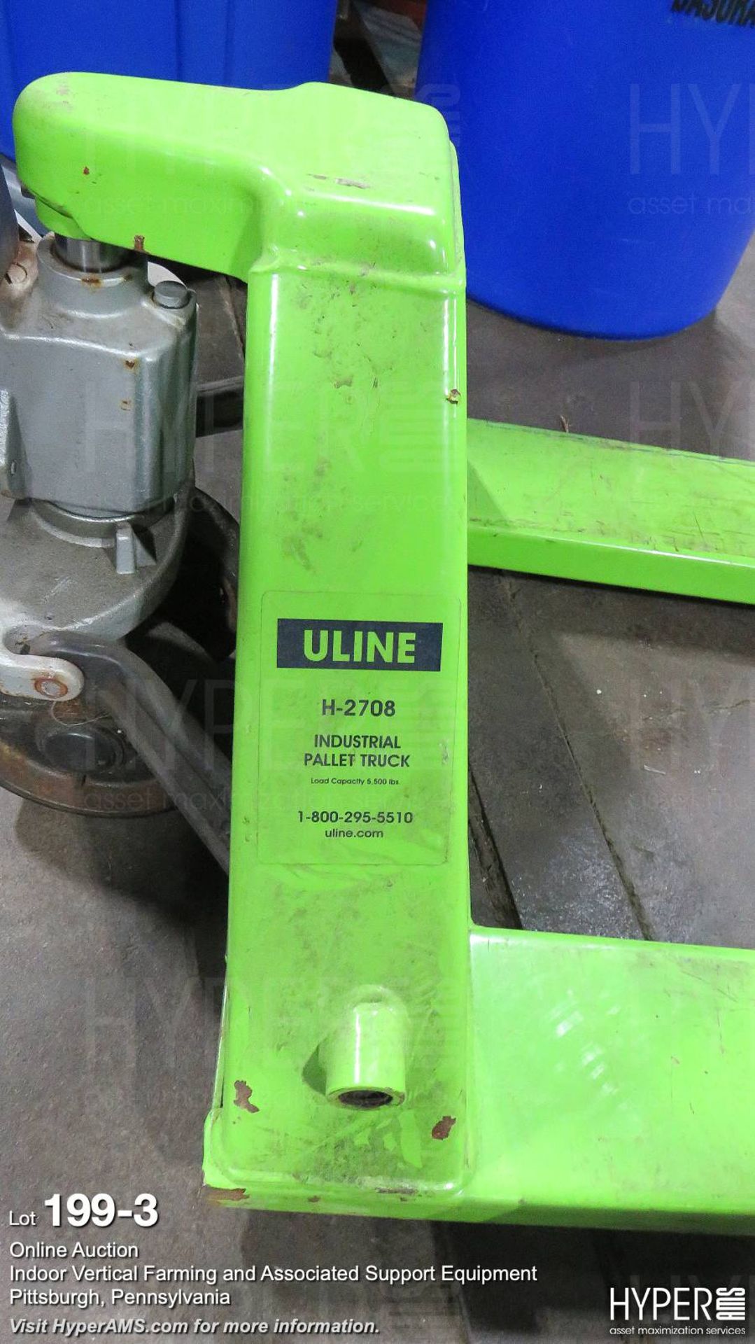 ULINE H-2708 pallet jack - Image 3 of 4