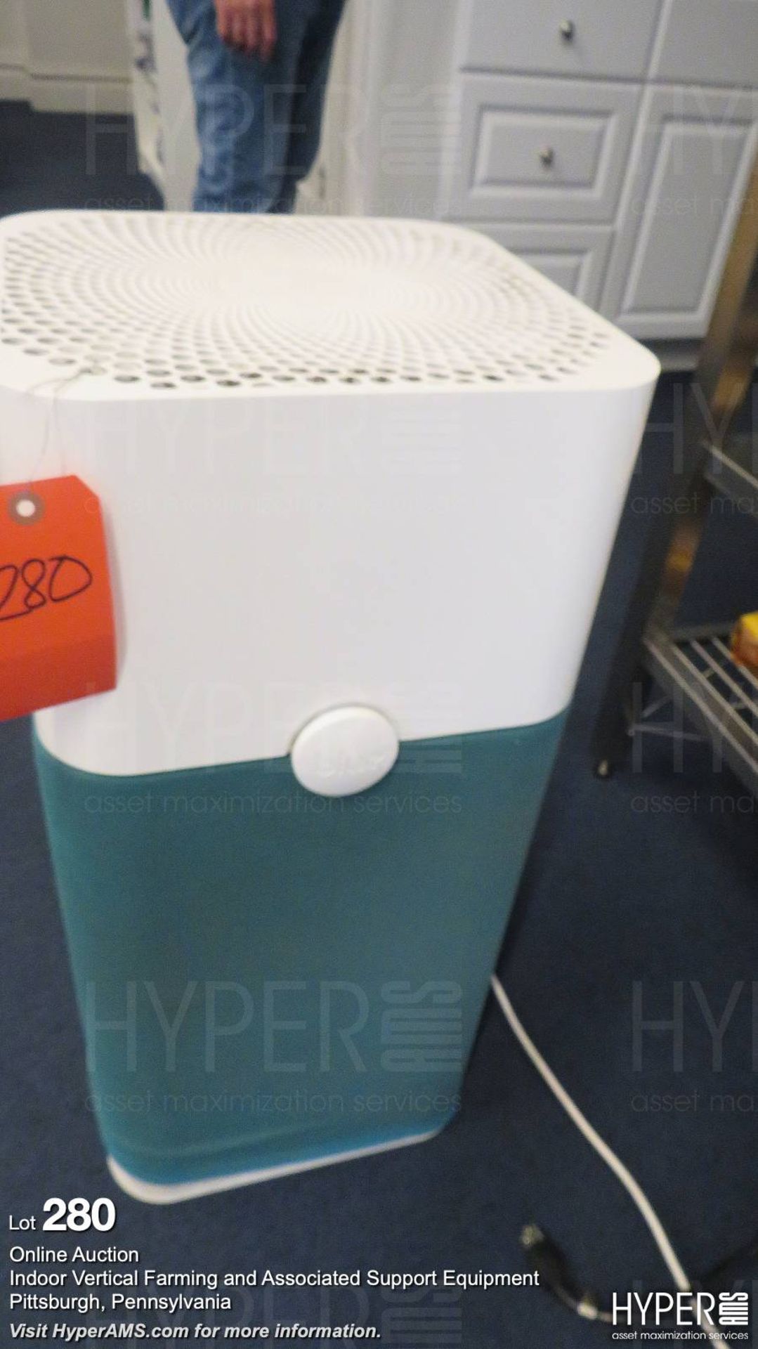 Blue dehumidifier