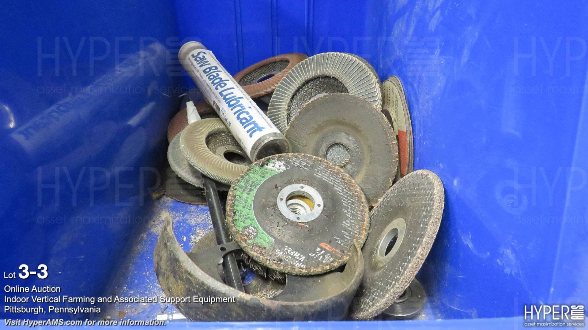 (4) stacking bins of grinders - Image 2 of 5