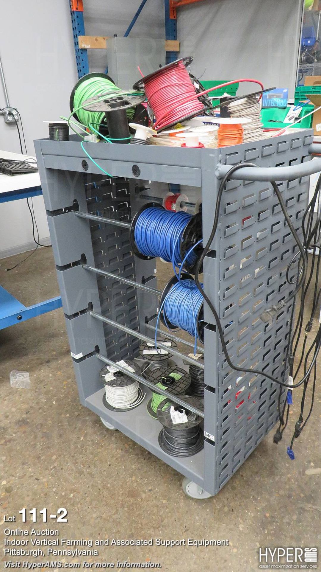 Durham portable (rolling) wire rack - Image 2 of 3