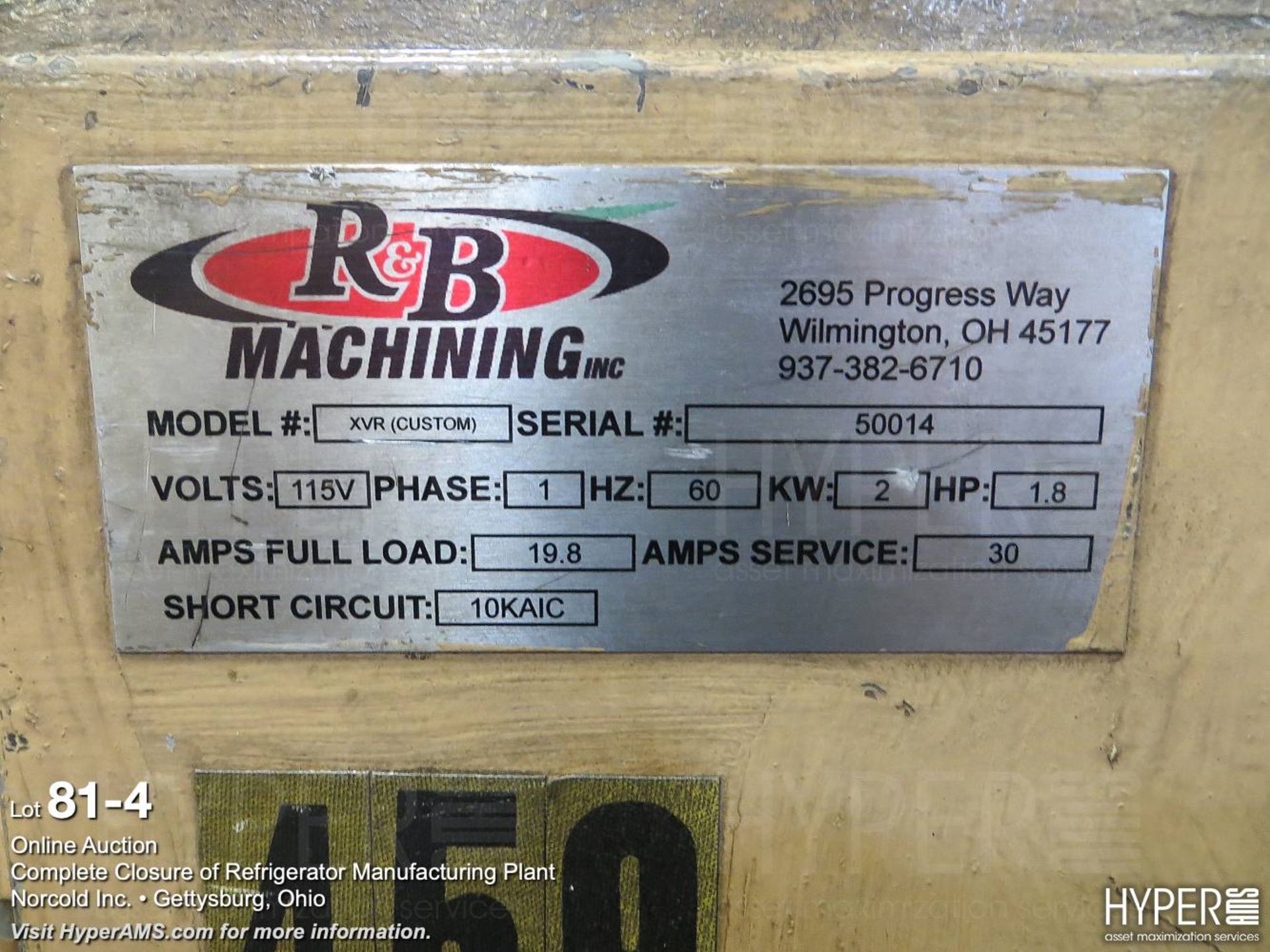 R&B Machining electric/hydraulic swedge - Image 5 of 5