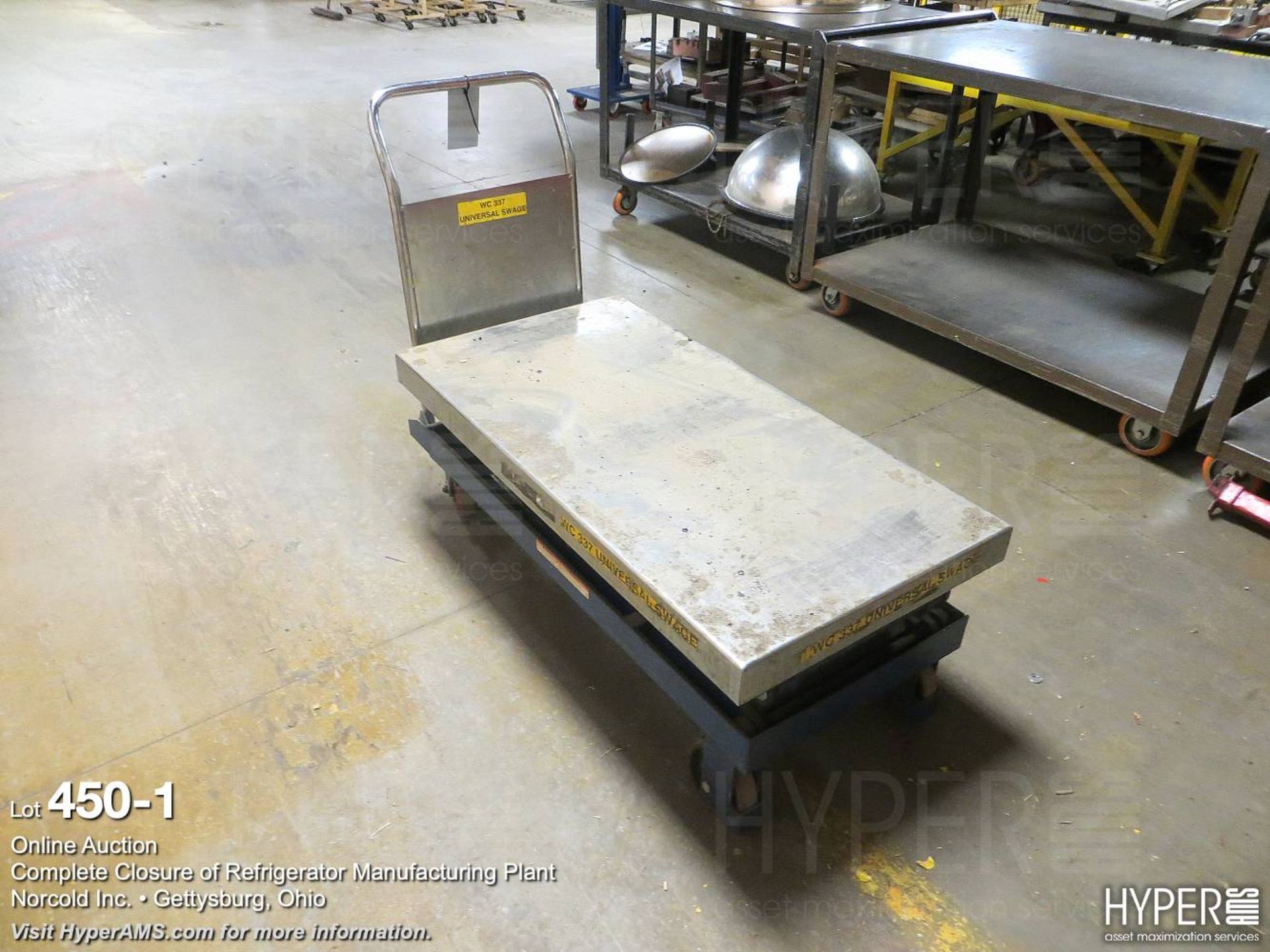 Lift cart 24" x 47" bed - Image 2 of 2