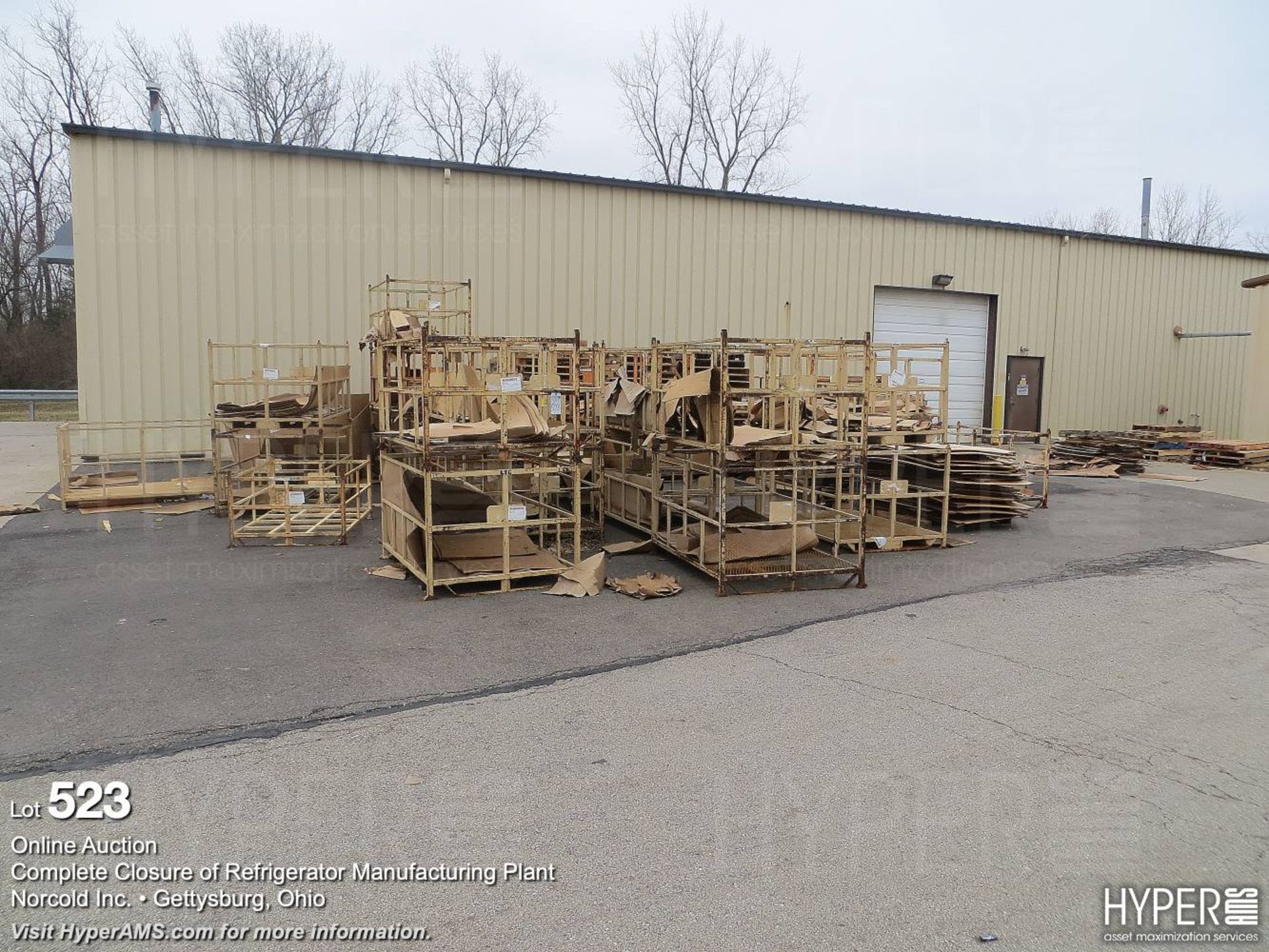 approx. (40) Weldtec steel stackable pallets