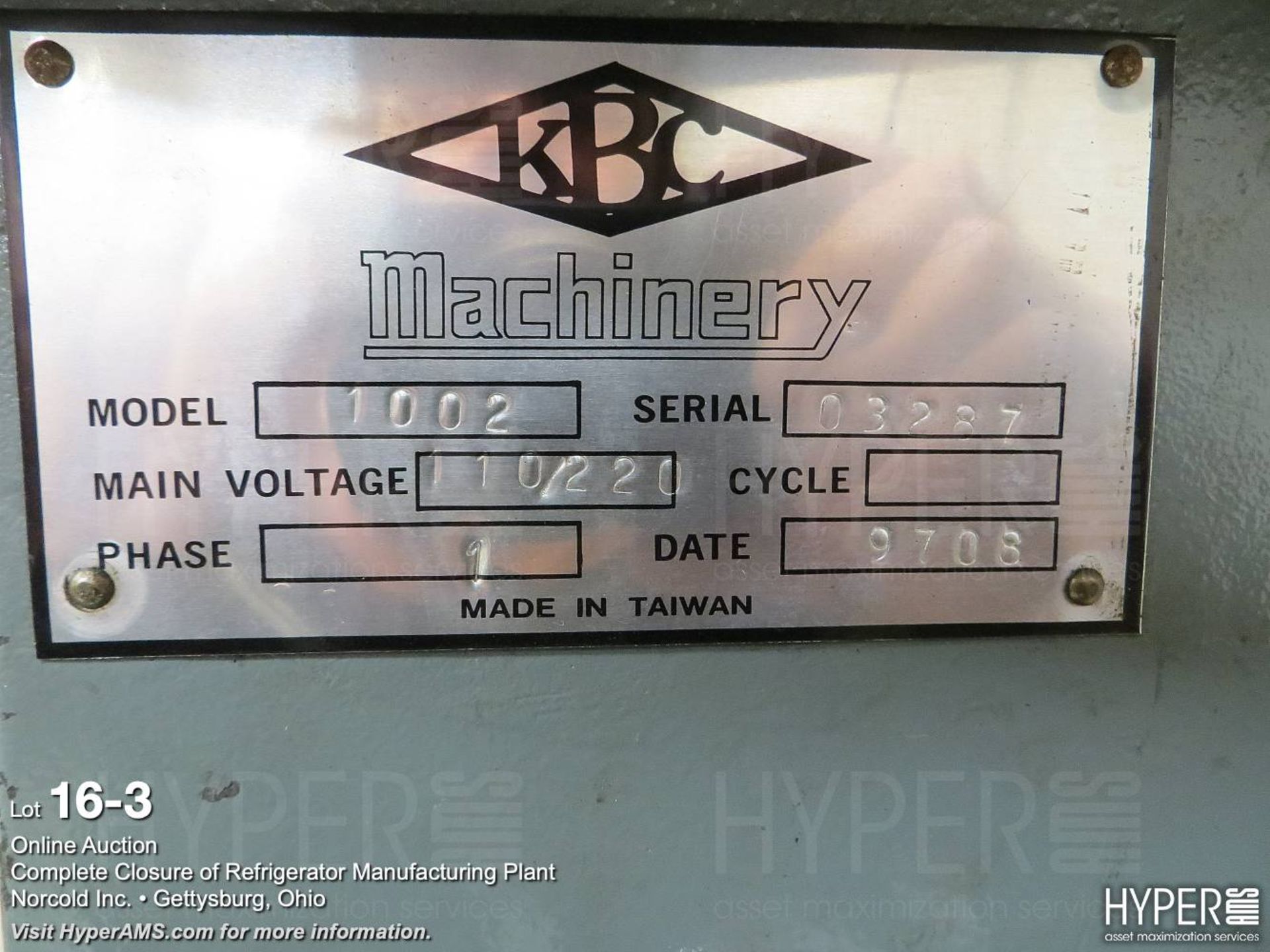 KBC machinery 12 speed heavy duty drill press - Image 4 of 4