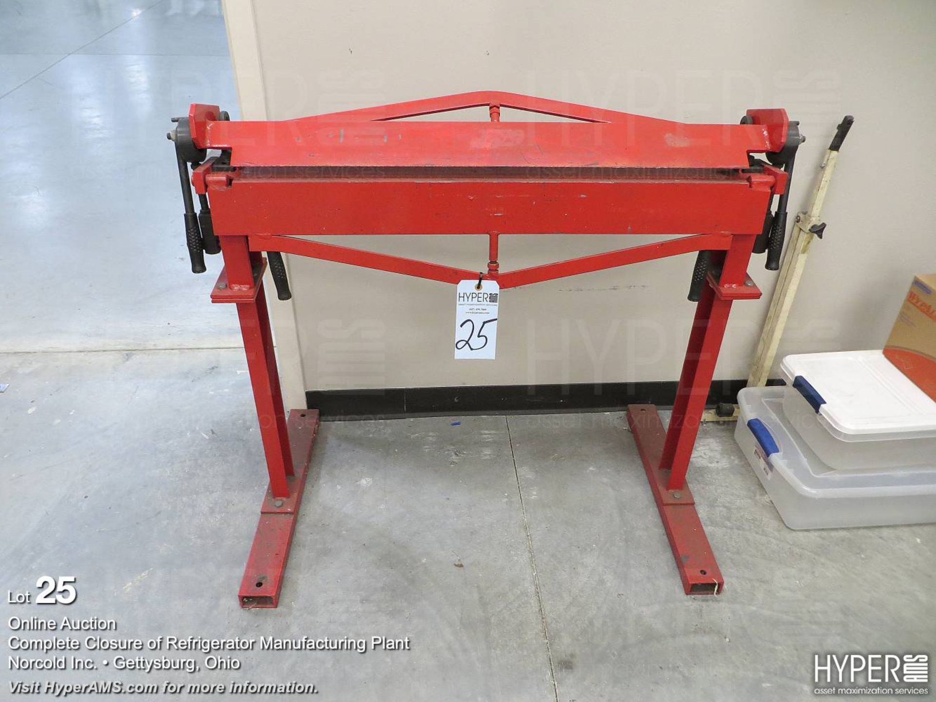 36" bending brake with stand