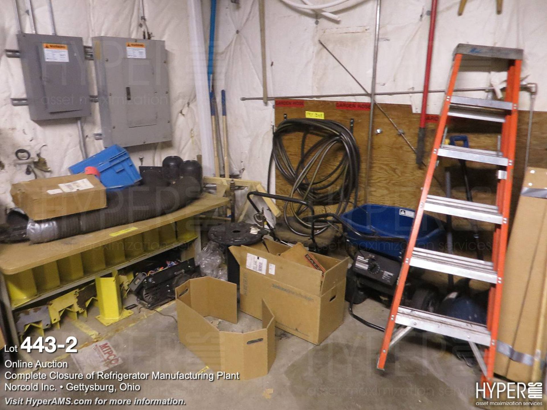 (1) section pallet rack & contents MRO parts - Image 3 of 6