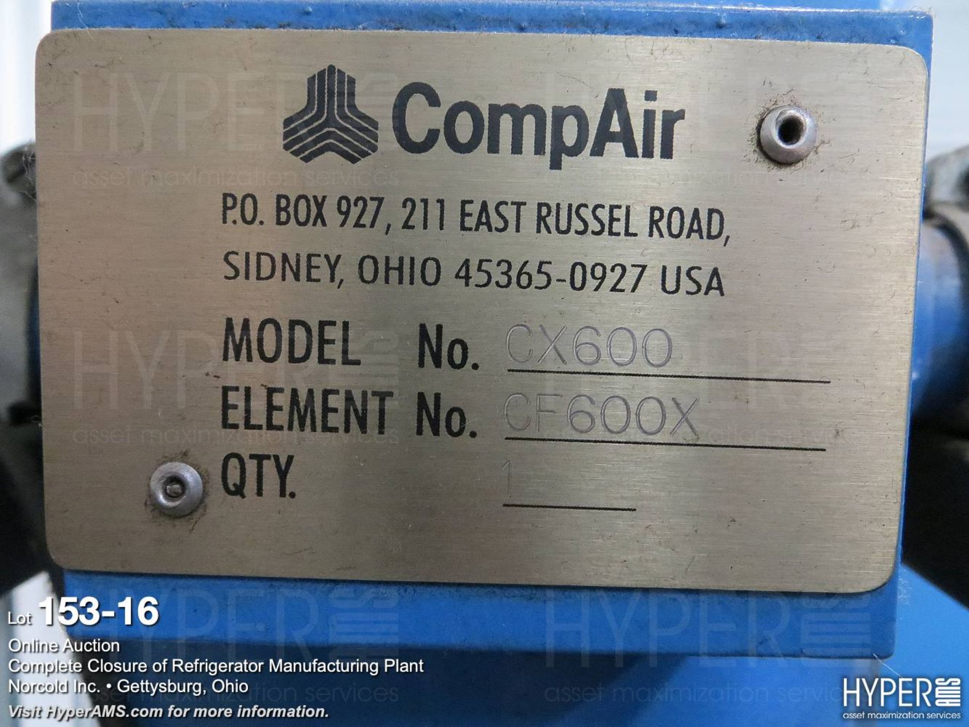 Gardner Denver 100hp air compressor L55 - Image 17 of 17