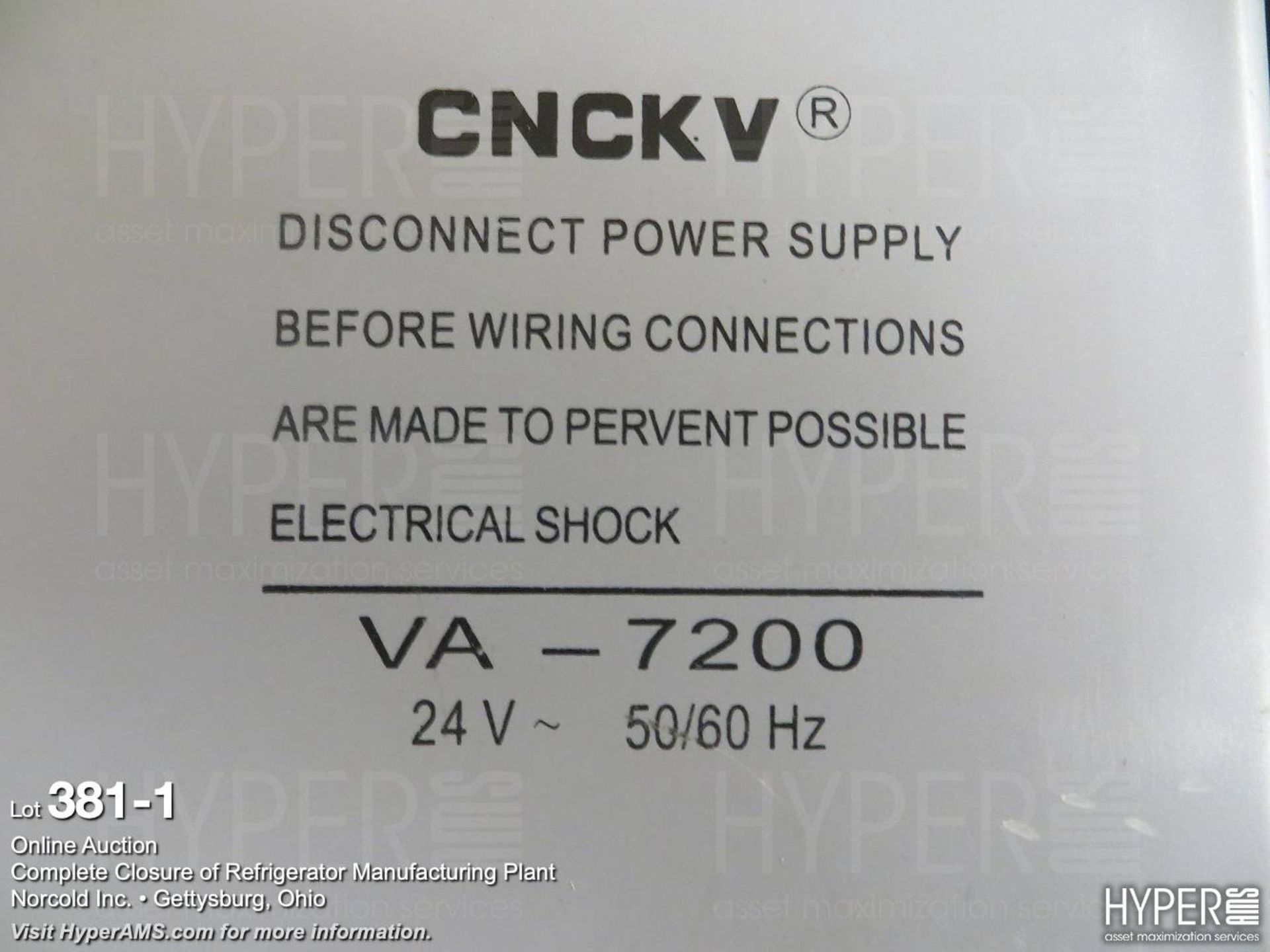 (2) CNCKV VA7200 electric valve actuator - Image 2 of 2