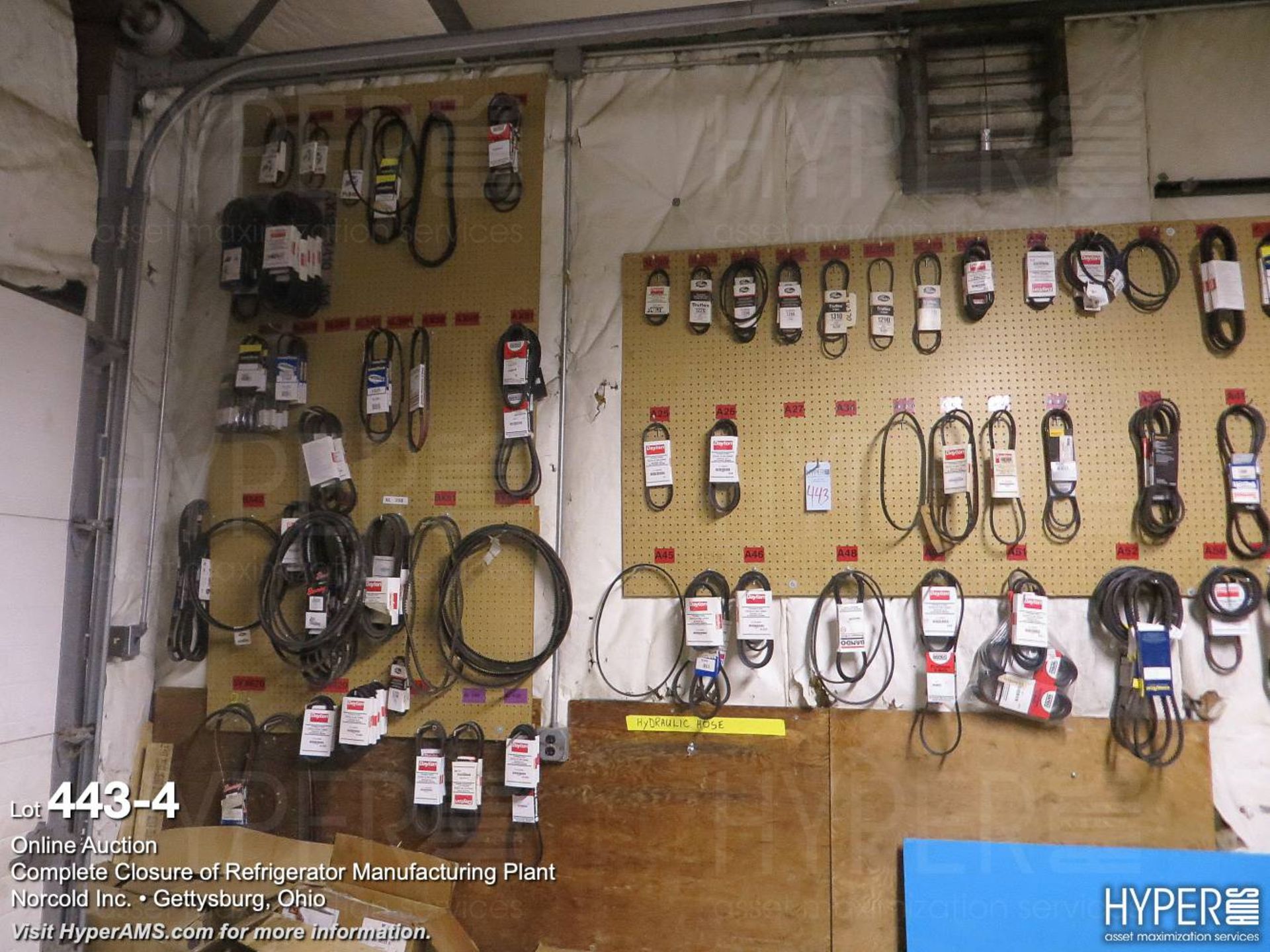 (1) section pallet rack & contents MRO parts - Image 5 of 6