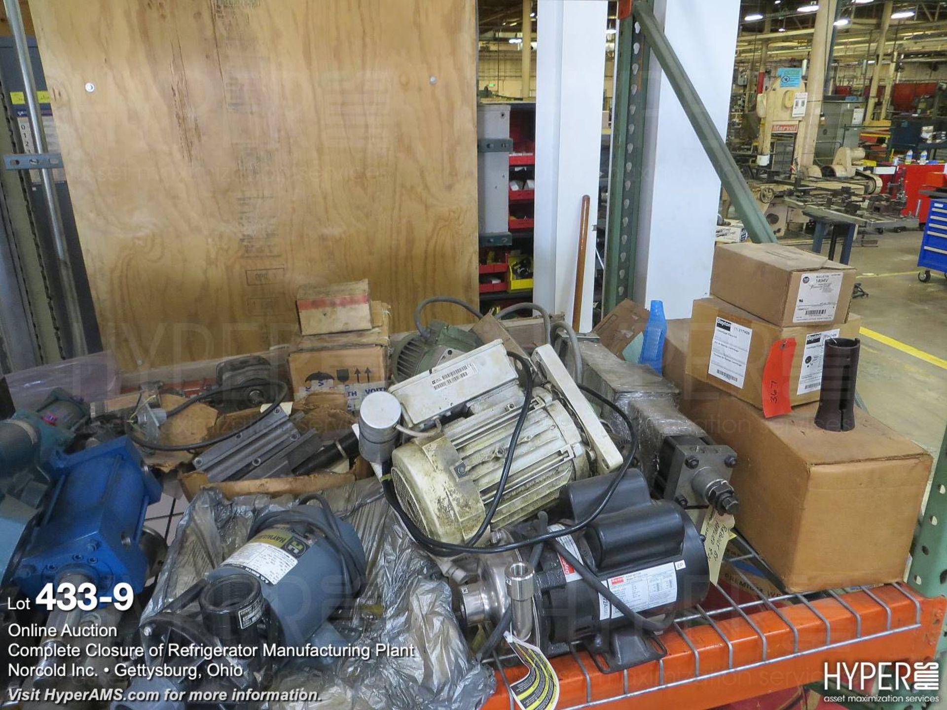 (2) sections pallet rack & contents misc items - Image 10 of 11