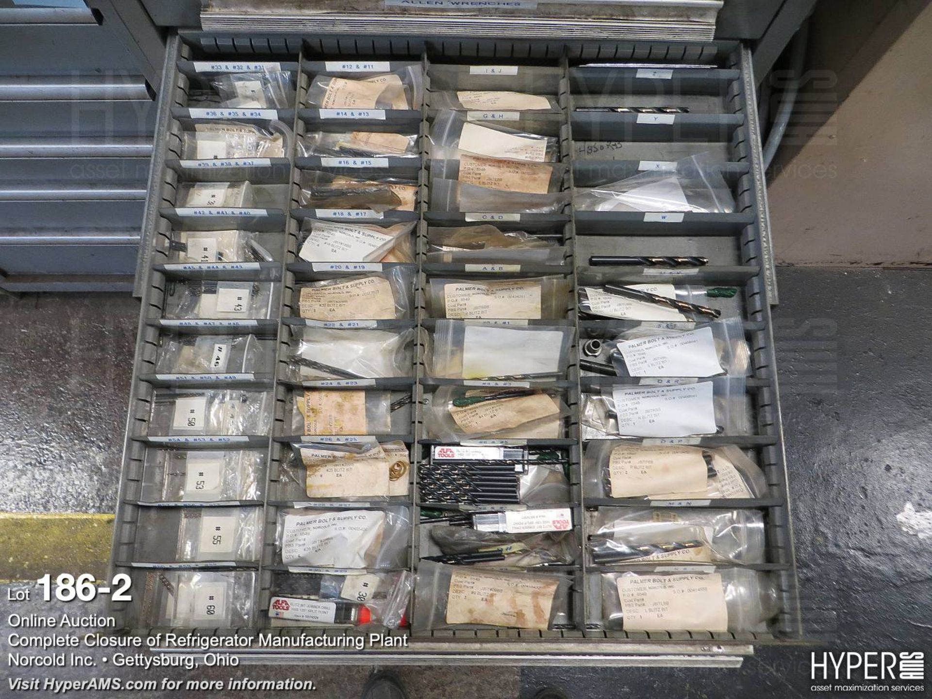 Lista 7-drawer cabinet and contents - Image 3 of 8