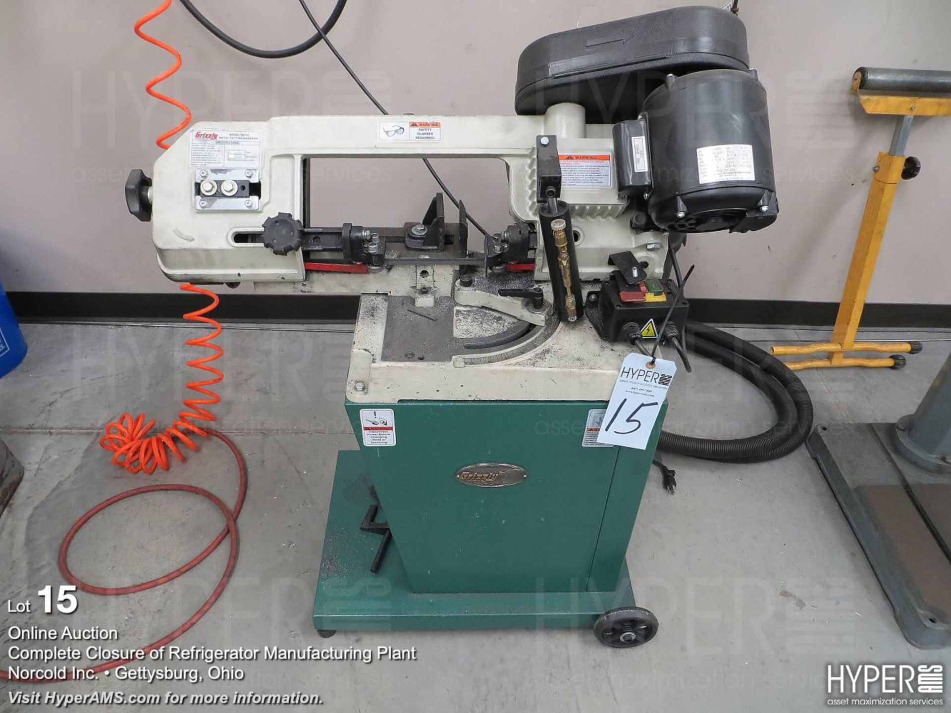 Grizzly horizontal bandsaw G9742