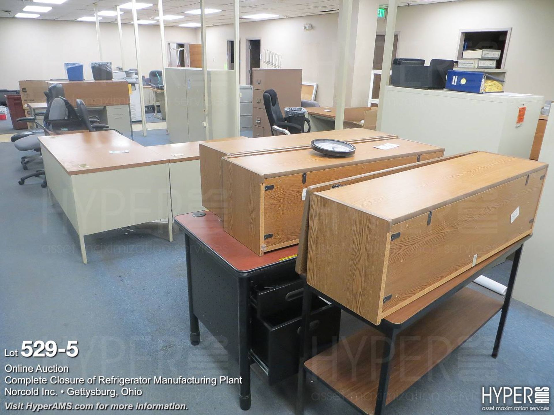 Common office area furniture, large lot - Image 6 of 12