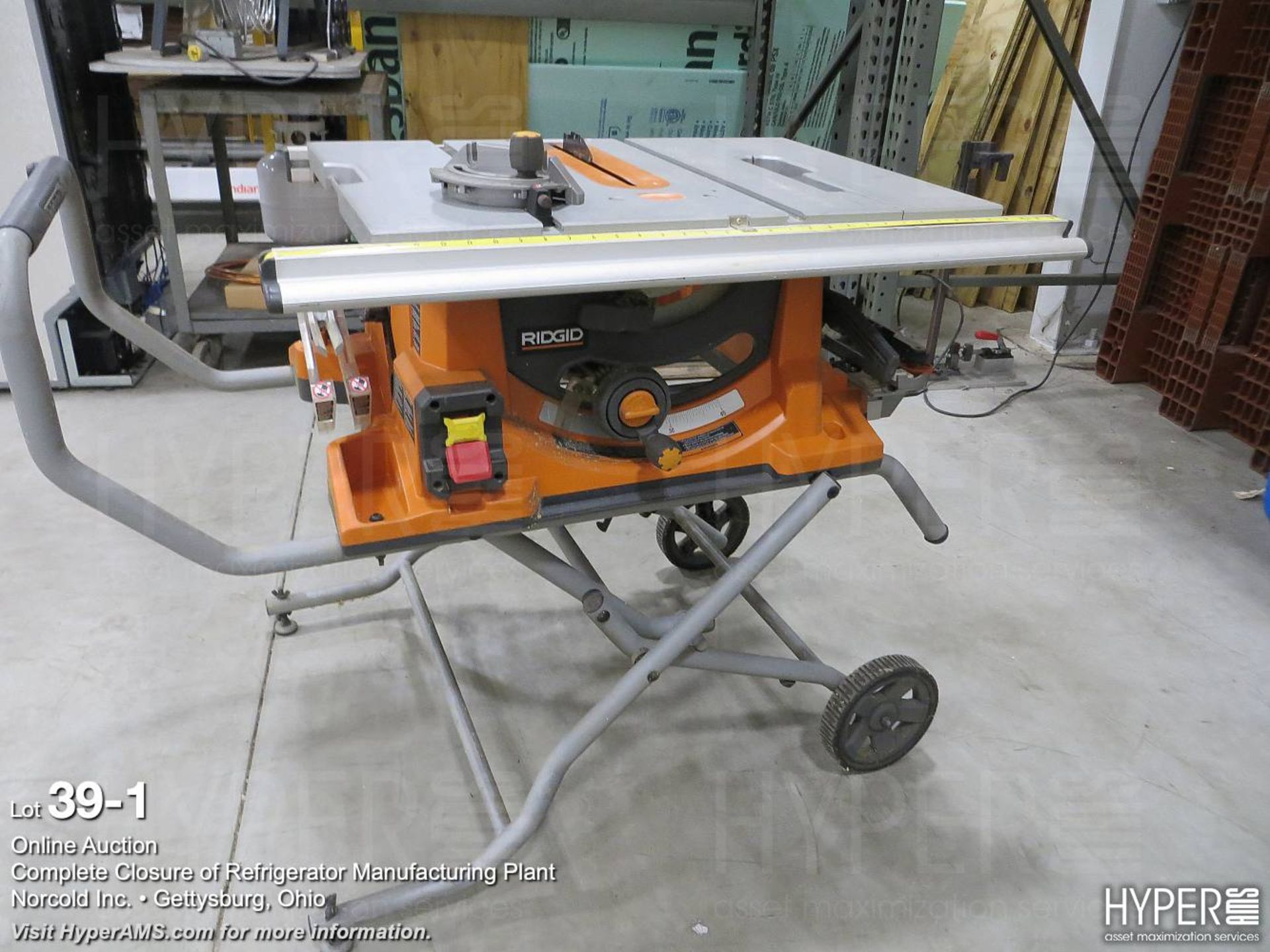 RIDGID 10" portable table saw - Image 2 of 5