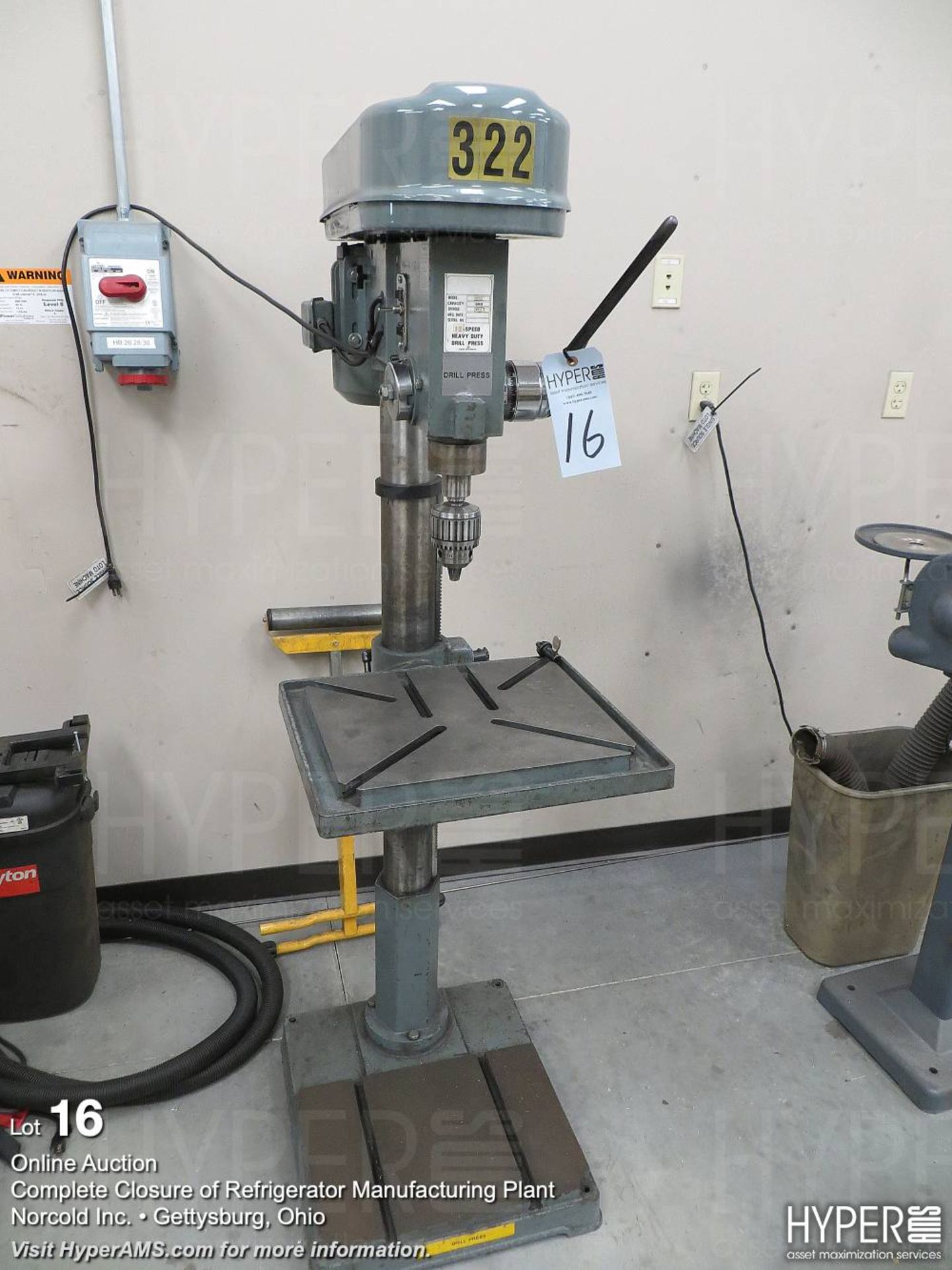 KBC machinery 12 speed heavy duty drill press