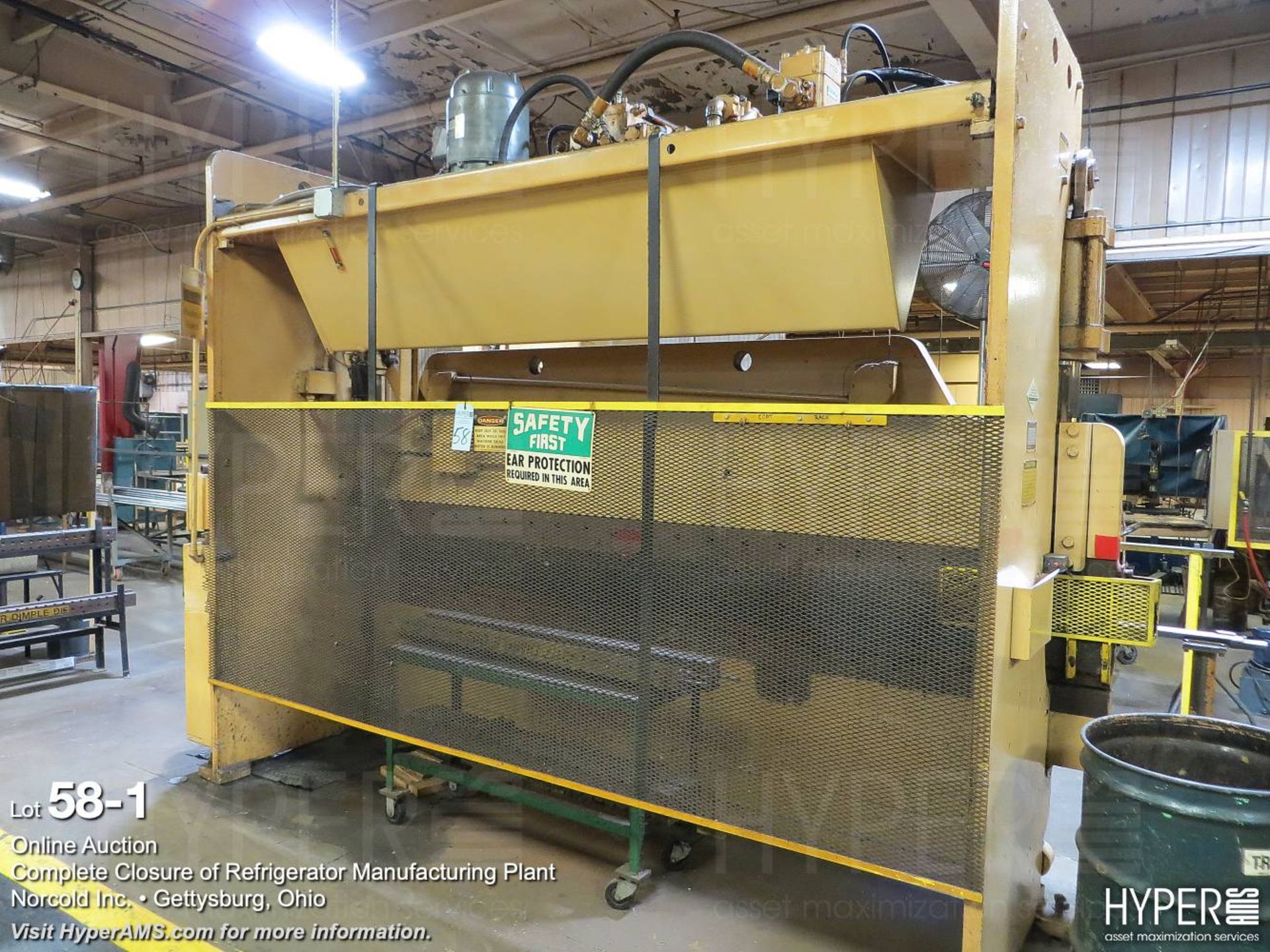 Cincinnati 90 ton hydraulic press brake 90 CB - Image 2 of 10