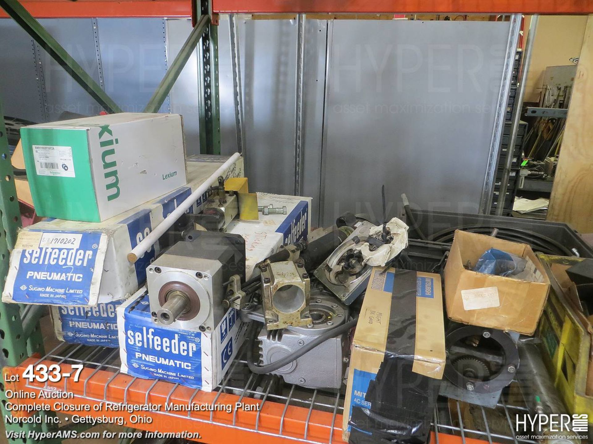 (2) sections pallet rack & contents misc items - Image 8 of 11