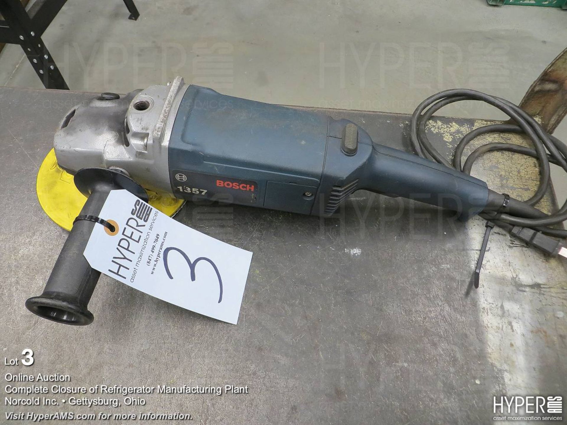 Bosch 9" electric angle grinder mdl. 1357