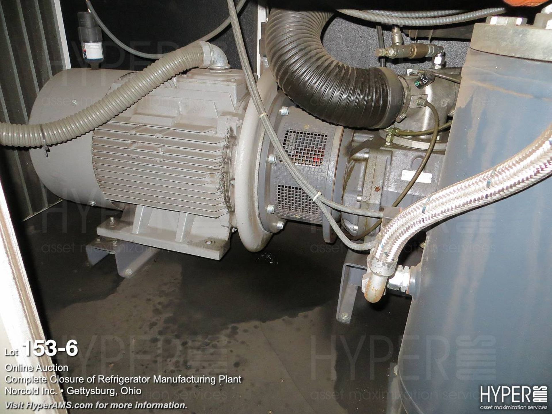 Gardner Denver 100hp air compressor L55 - Image 7 of 17