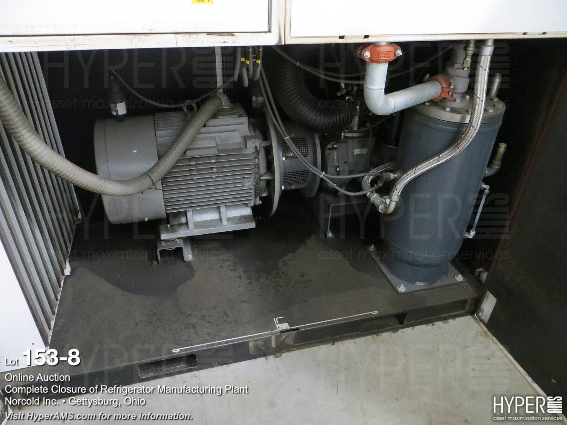 Gardner Denver 100hp air compressor L55 - Image 9 of 17