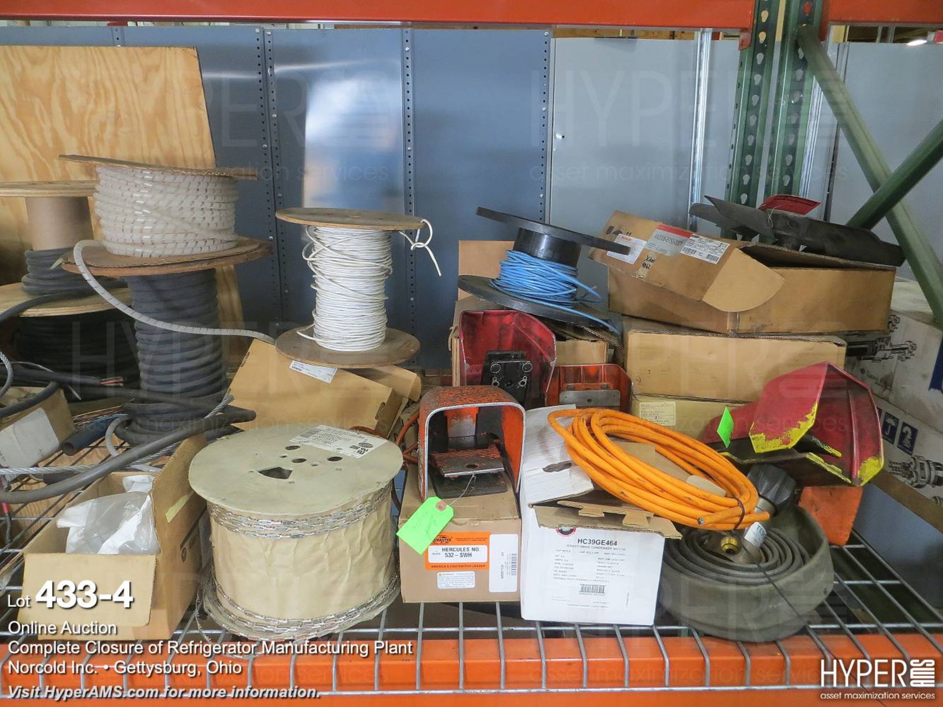 (2) sections pallet rack & contents misc items - Image 5 of 11