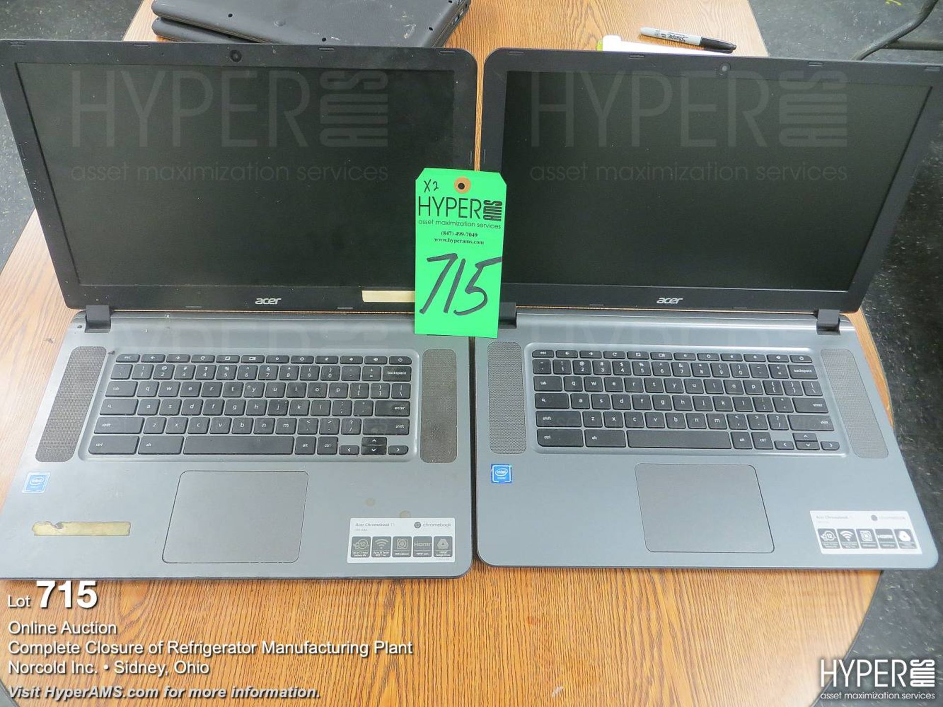 (2) Acer laptops
